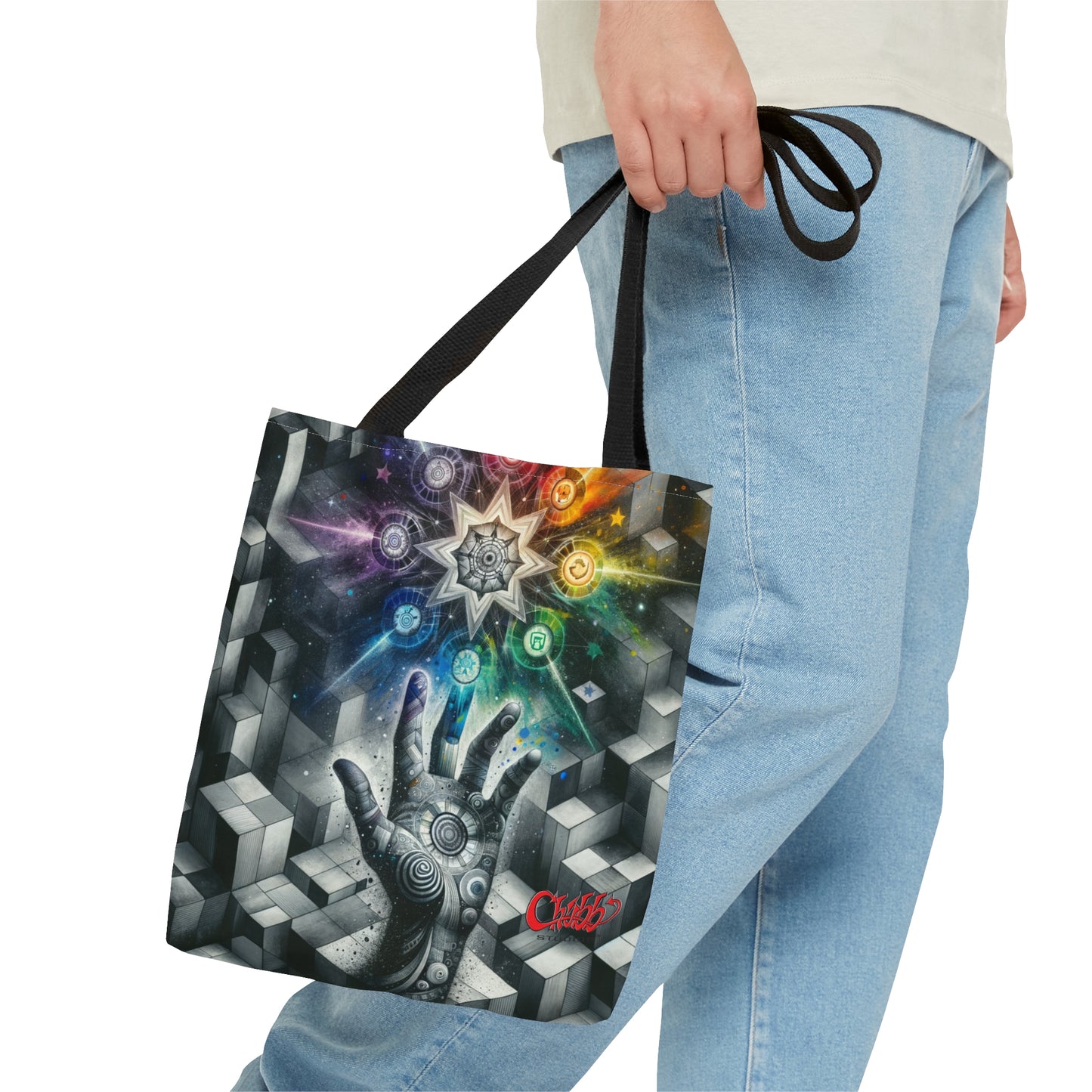 Cosmic Hand Tote Bag