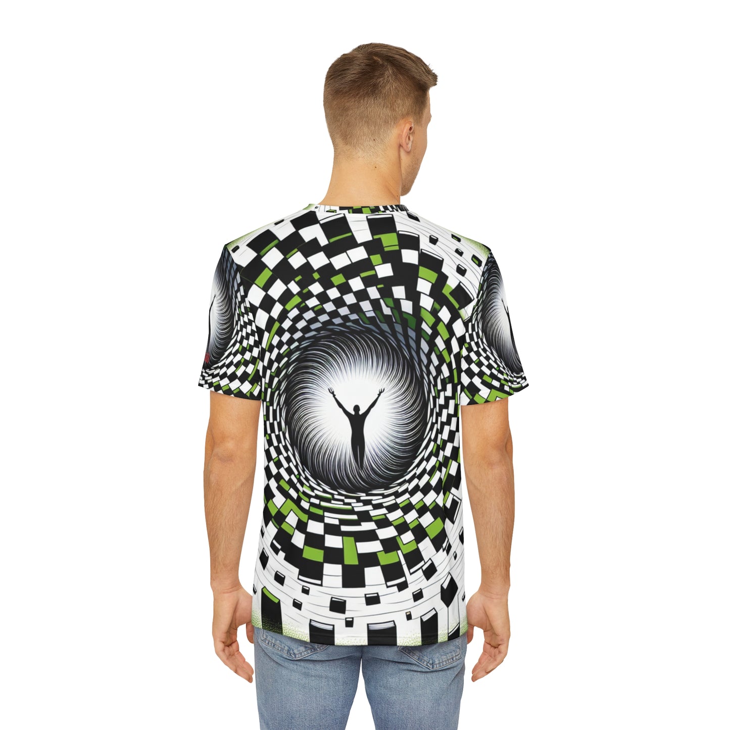 Vortex Illusion Graphic Tee