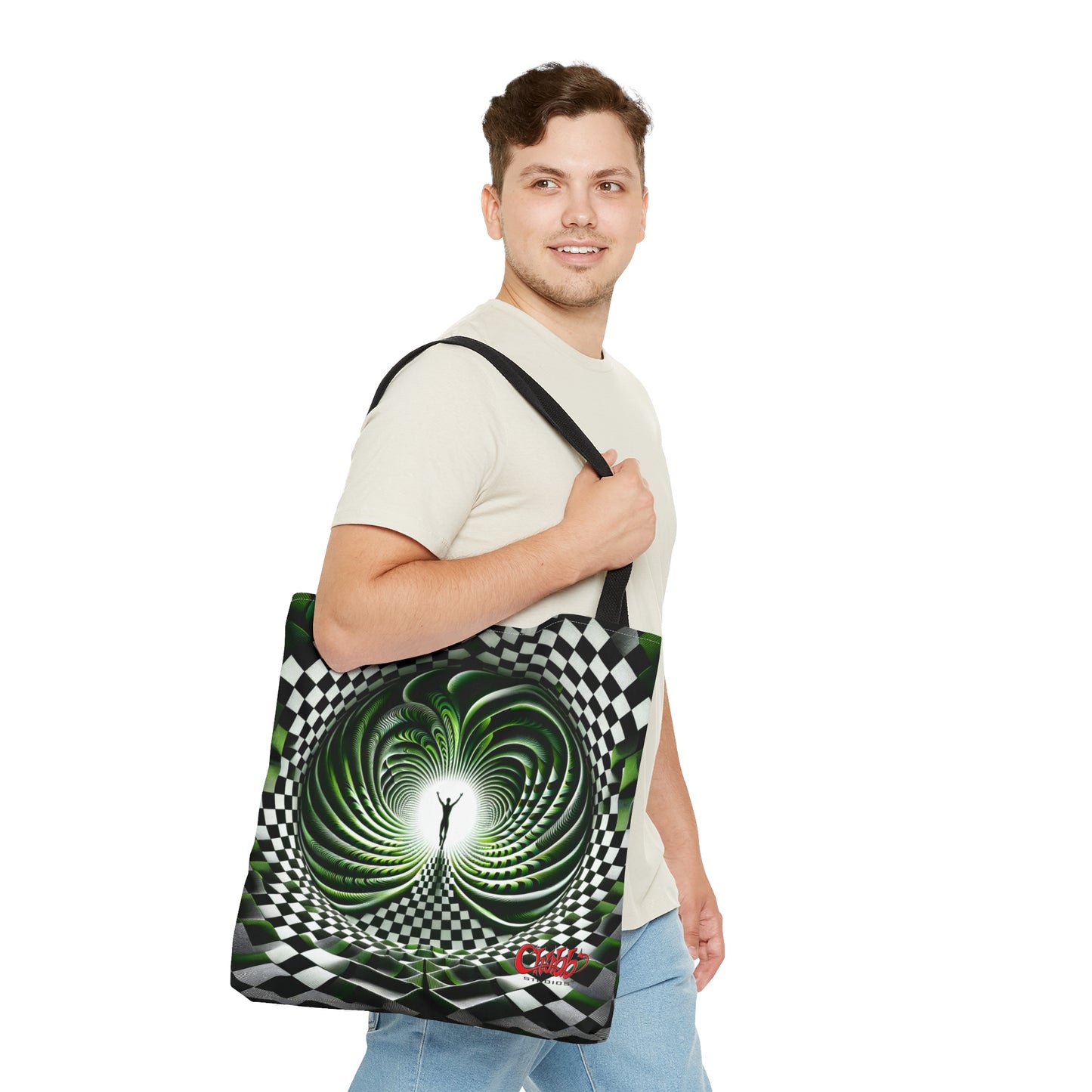 Hypnotic Vortex Tote