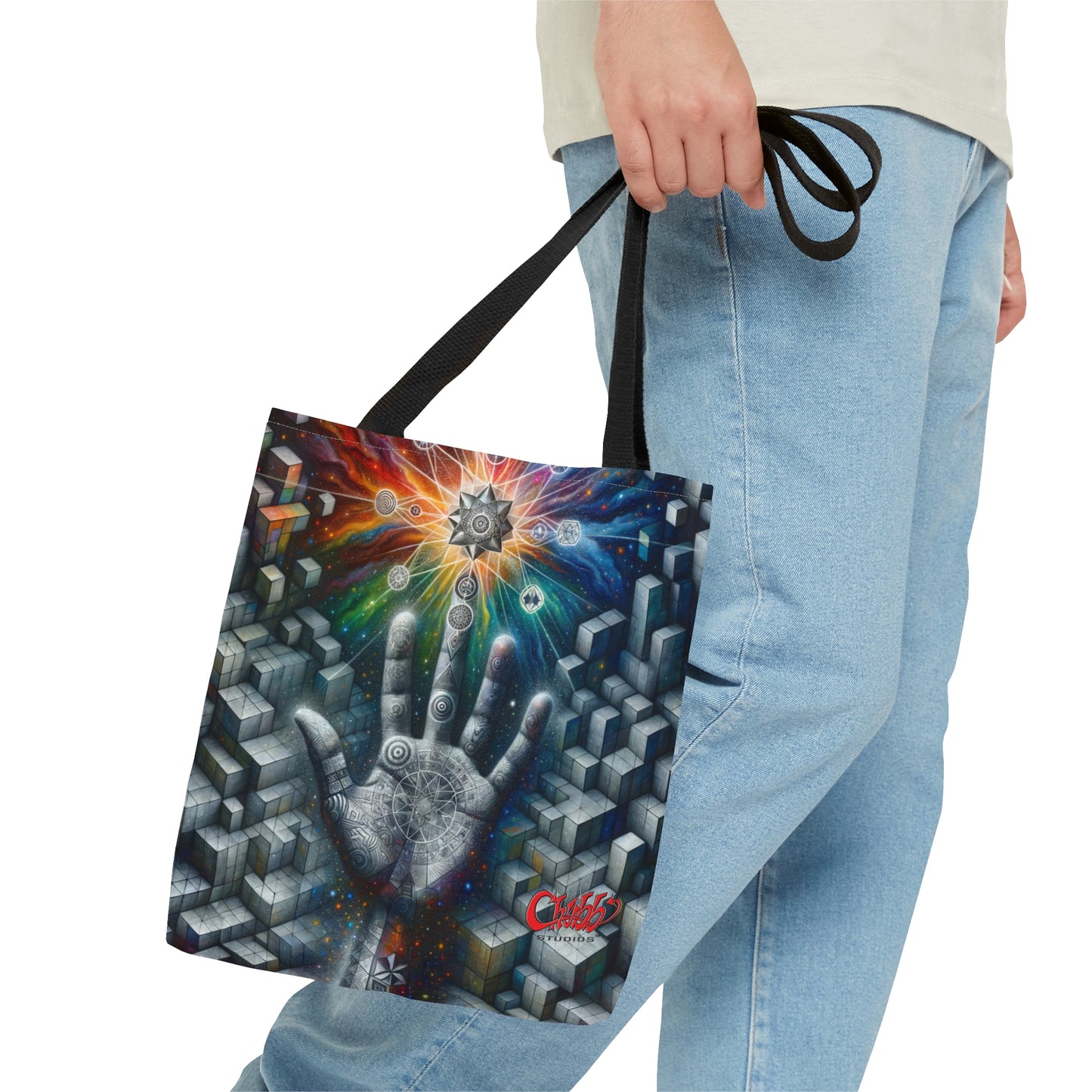 Cosmic Hand Tote Bag