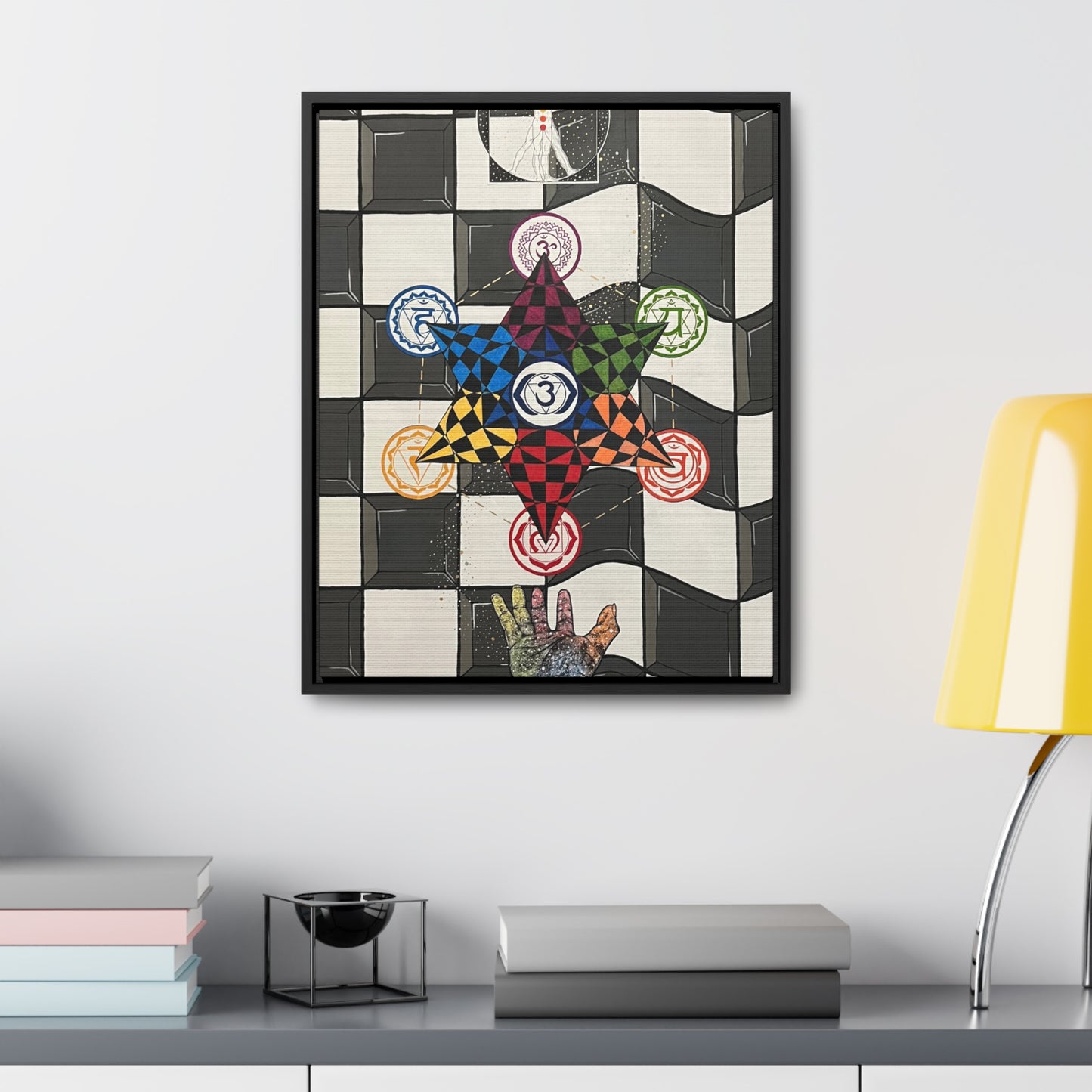 "Creating A Vibe" by Chubb Studios Canvas Art