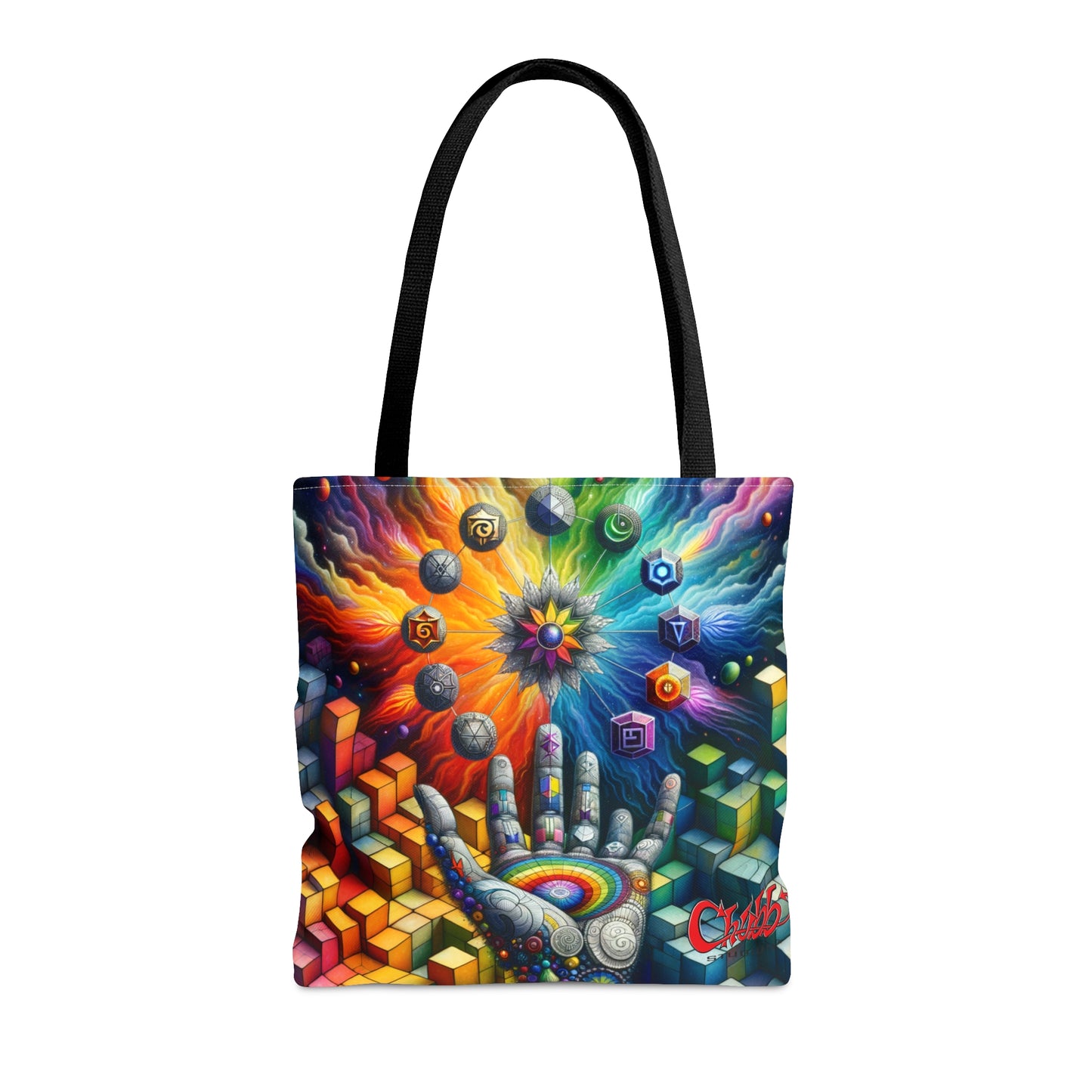 Cosmic Hand Tote Bag