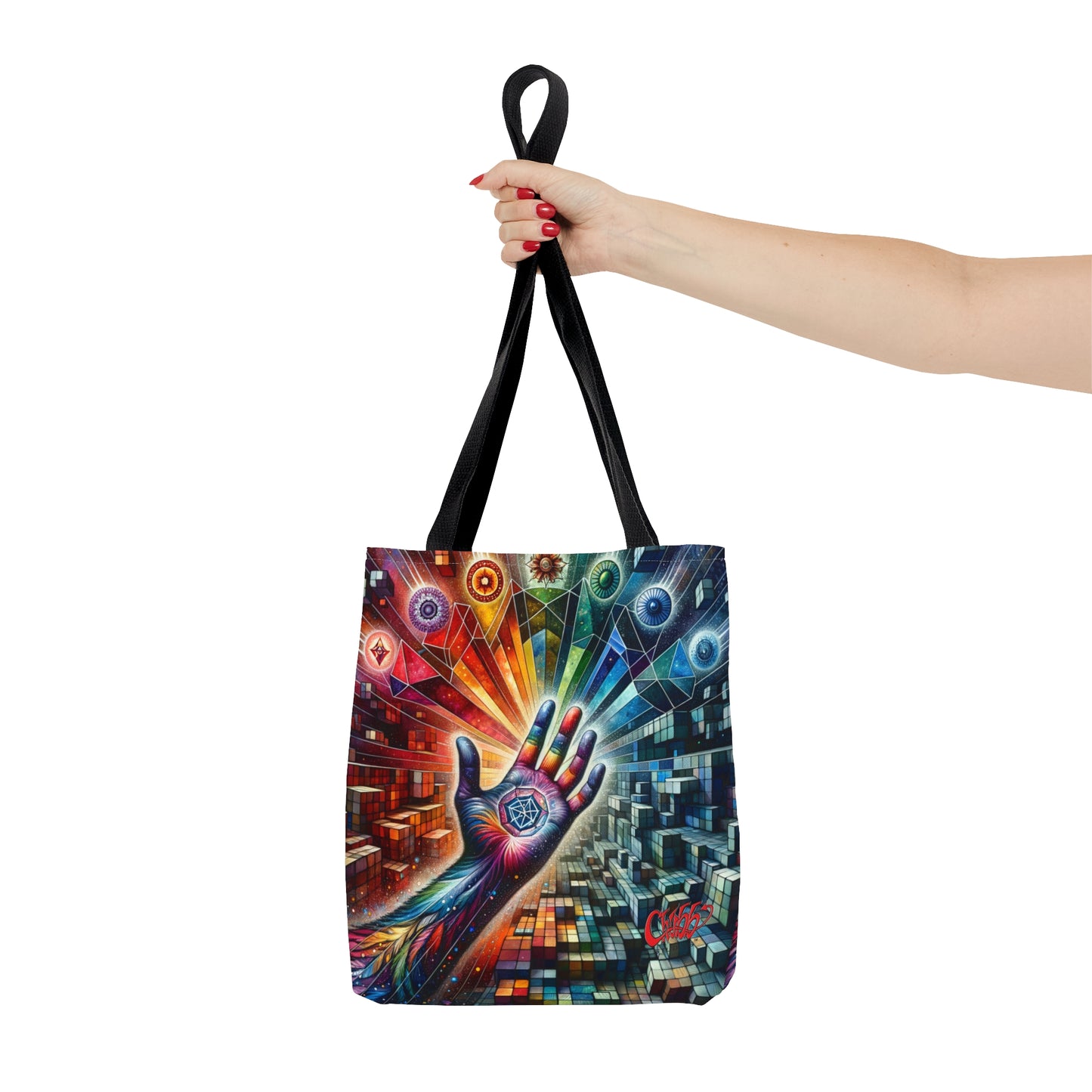 Cosmic Hand Tote Bag