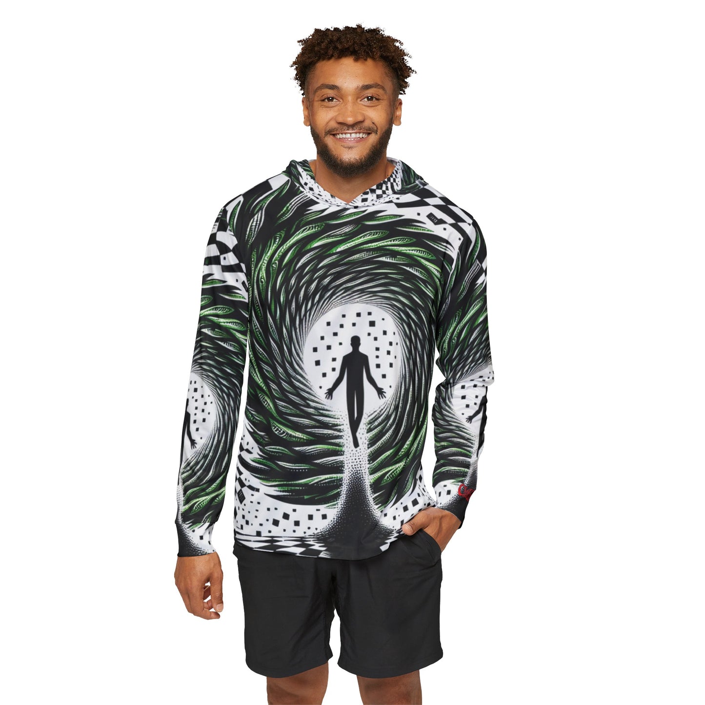 Hypnotic Vortex Graphic Hoodie