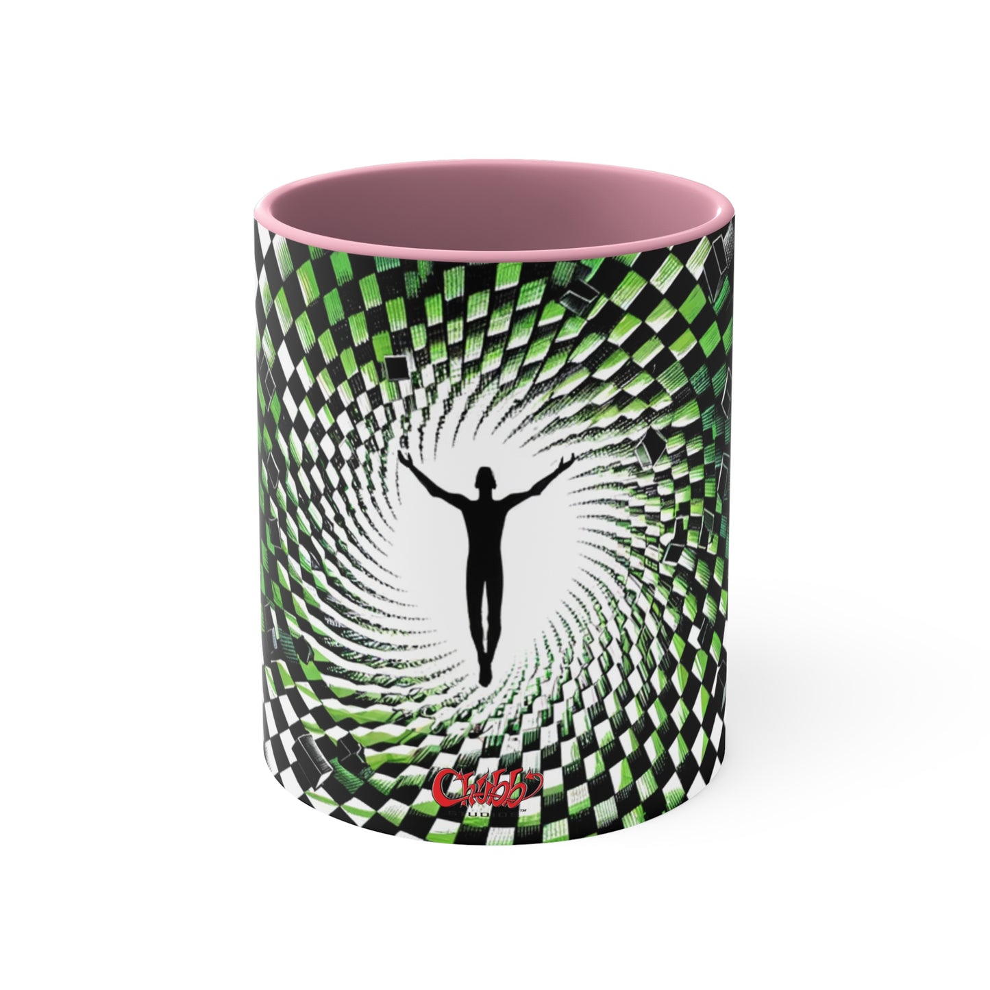 Surreal Vortex Illusion Accent Coffee Mug