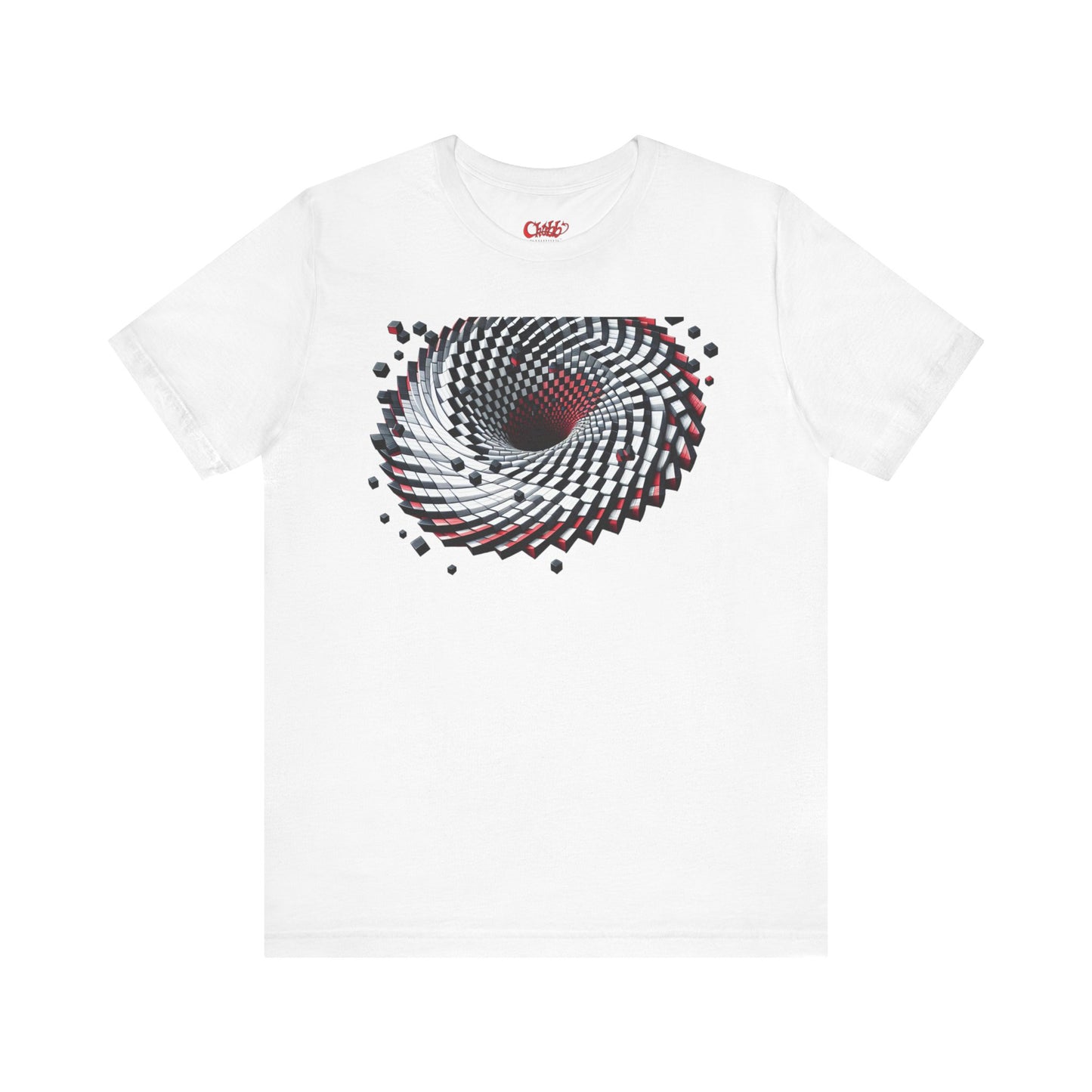 Hypnotic Vortex Geometric Illusion T-Shirt