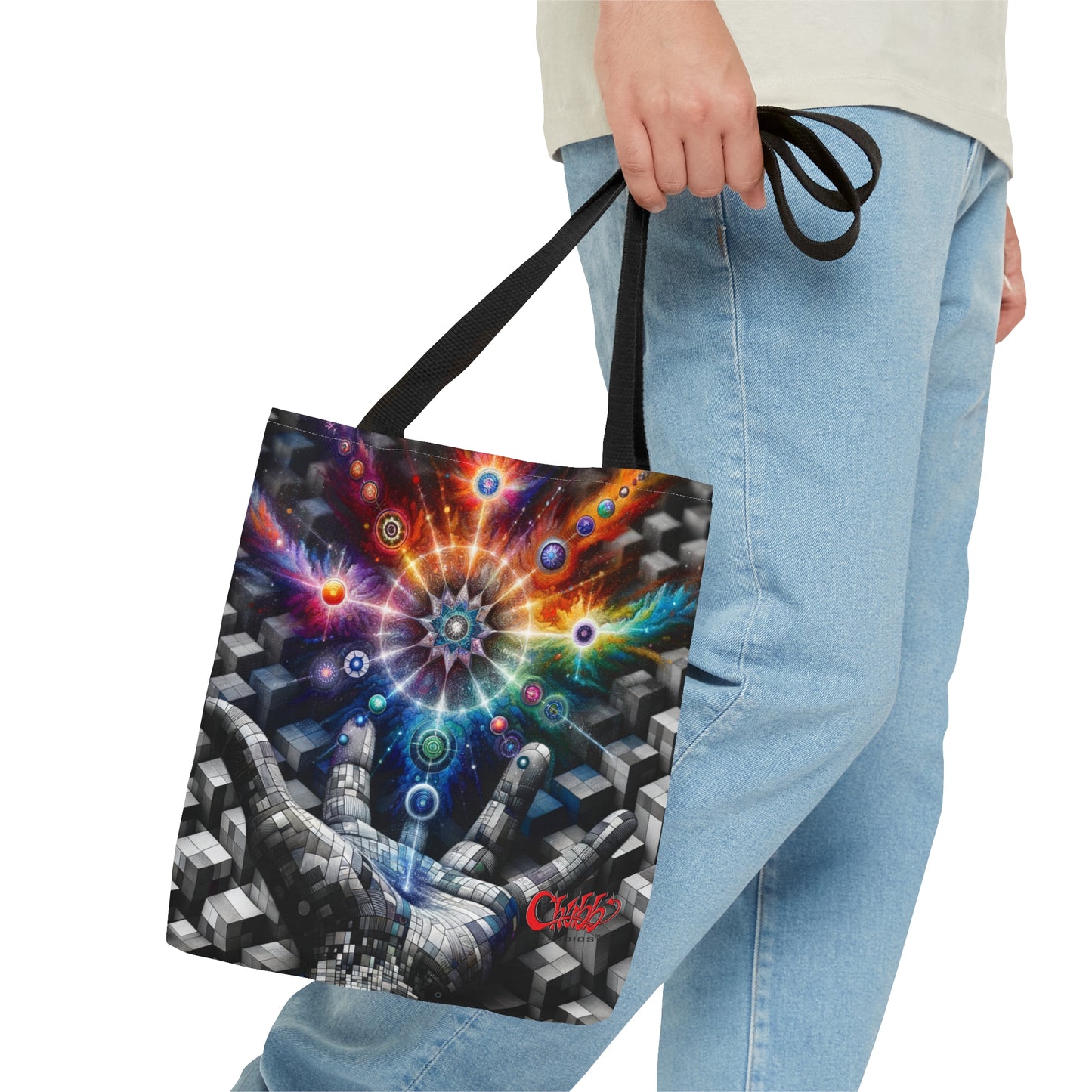 Cosmic Hand Tote Bag