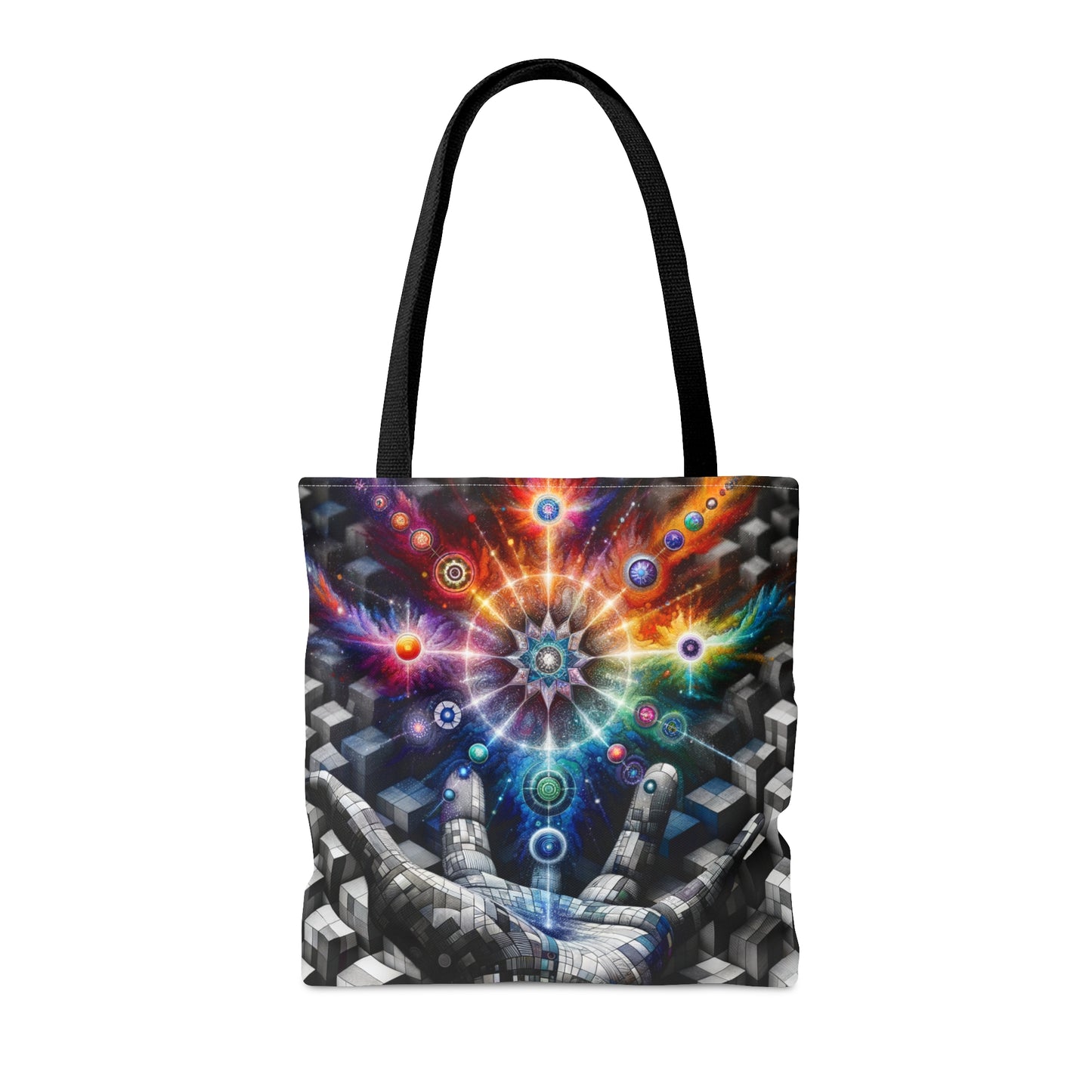 Cosmic Hand Tote Bag