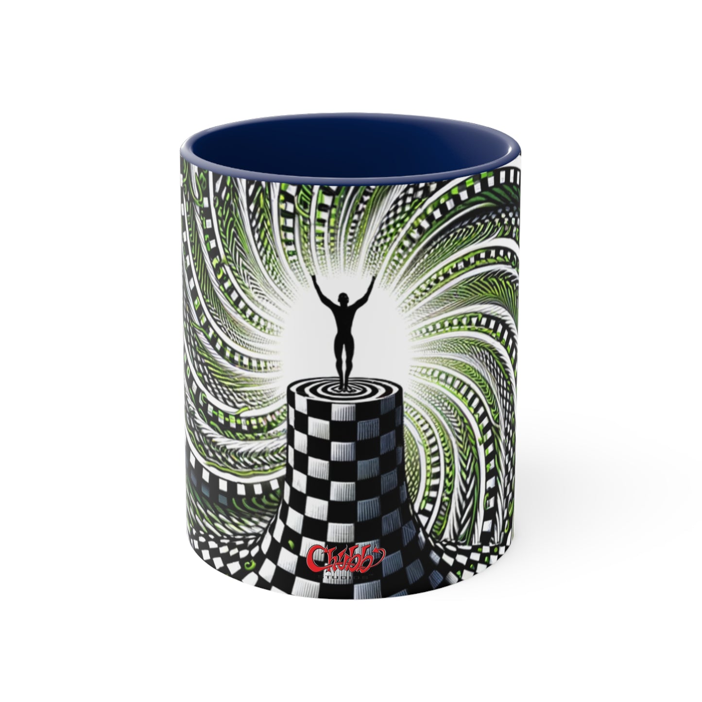 Surreal Vortex Illusion Accent Coffee Mug