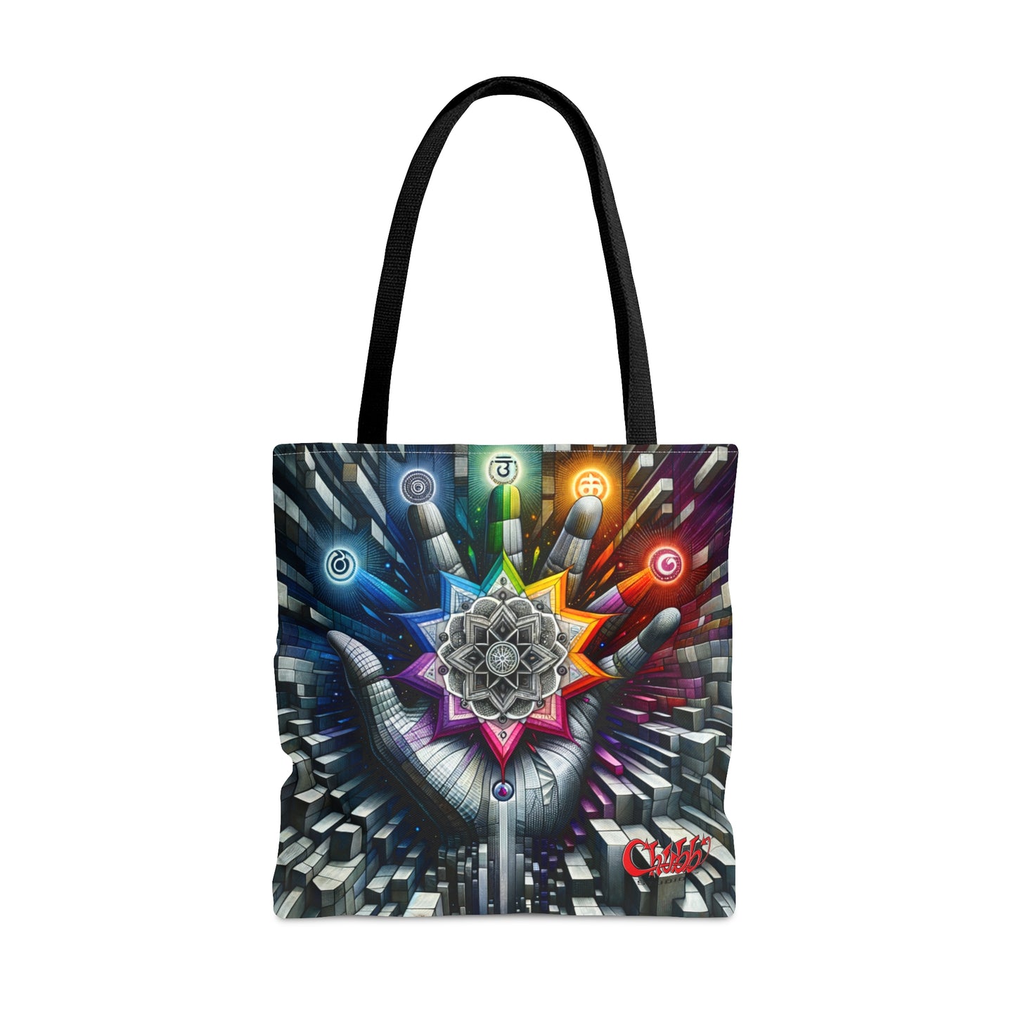 Cosmic Mandala Tote Bag