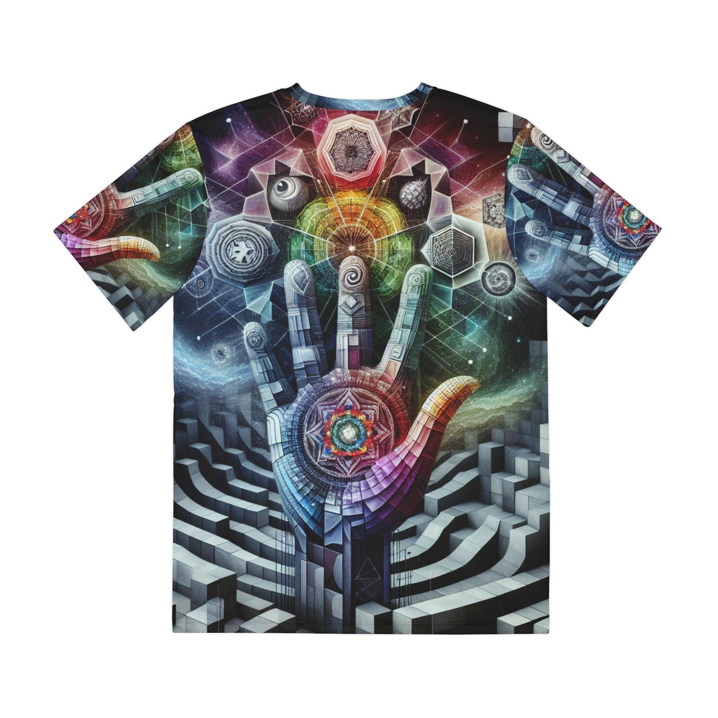 Cosmic Hand Geometric Tee