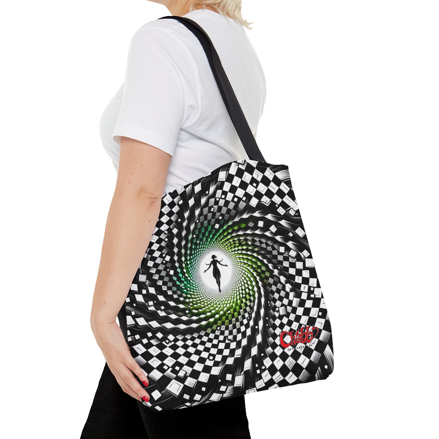 Hypnotic Vortex Tote Bag