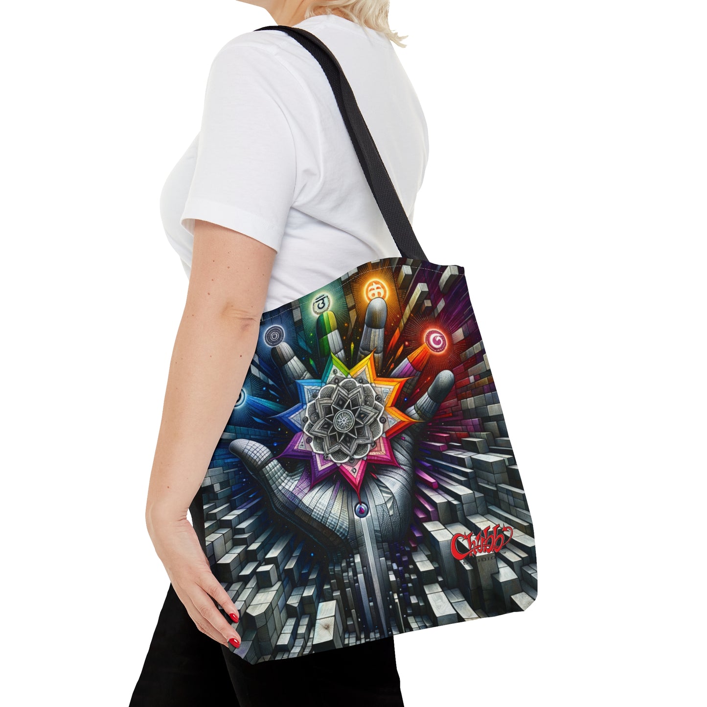 Cosmic Mandala Tote Bag