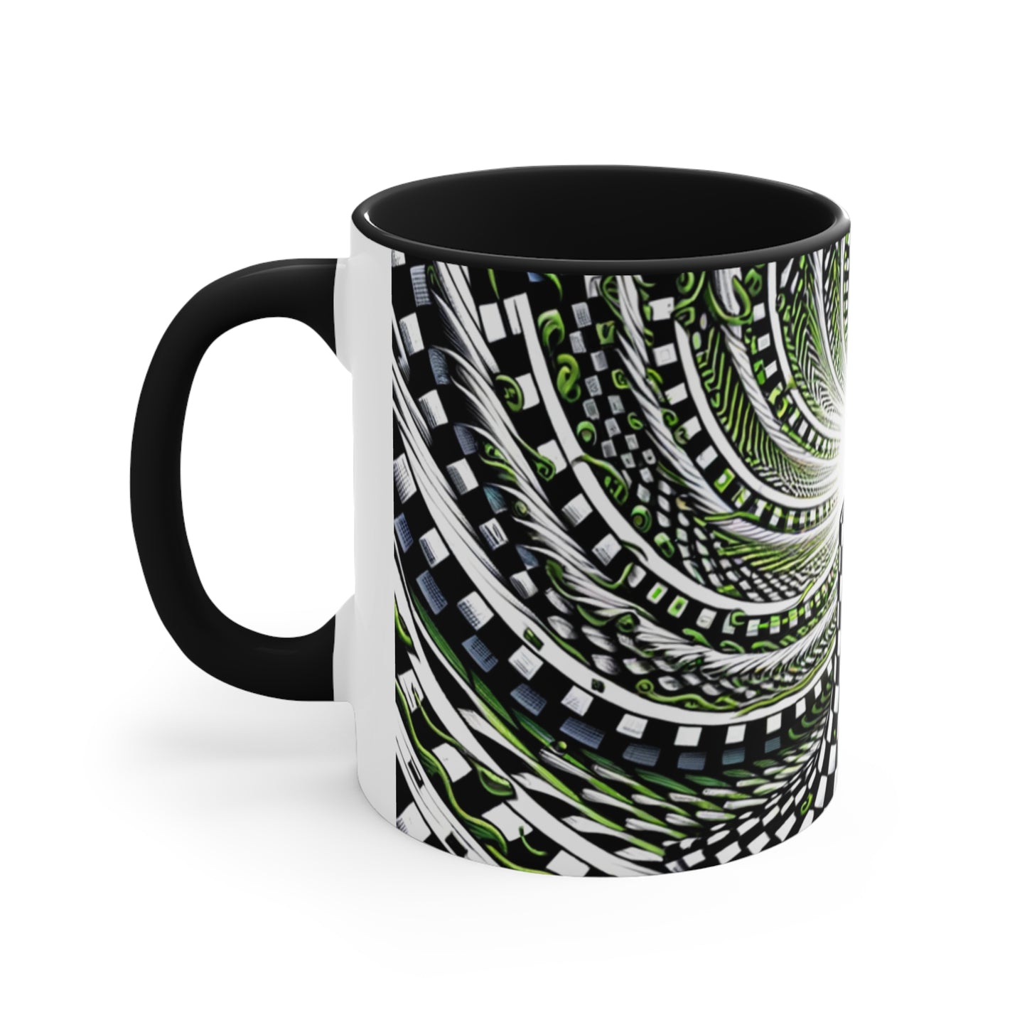 Surreal Vortex Illusion Accent Coffee Mug