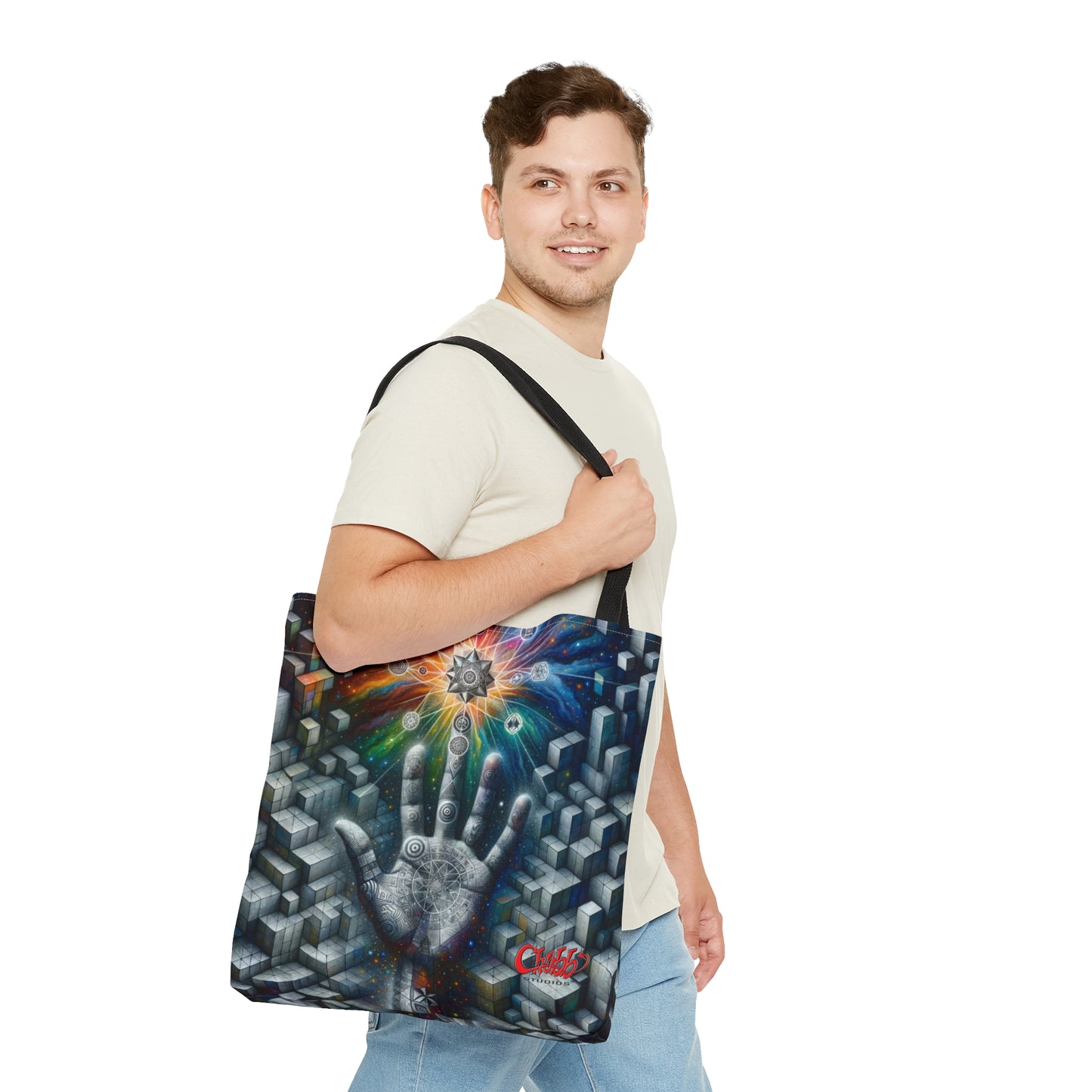 Cosmic Hand Tote Bag