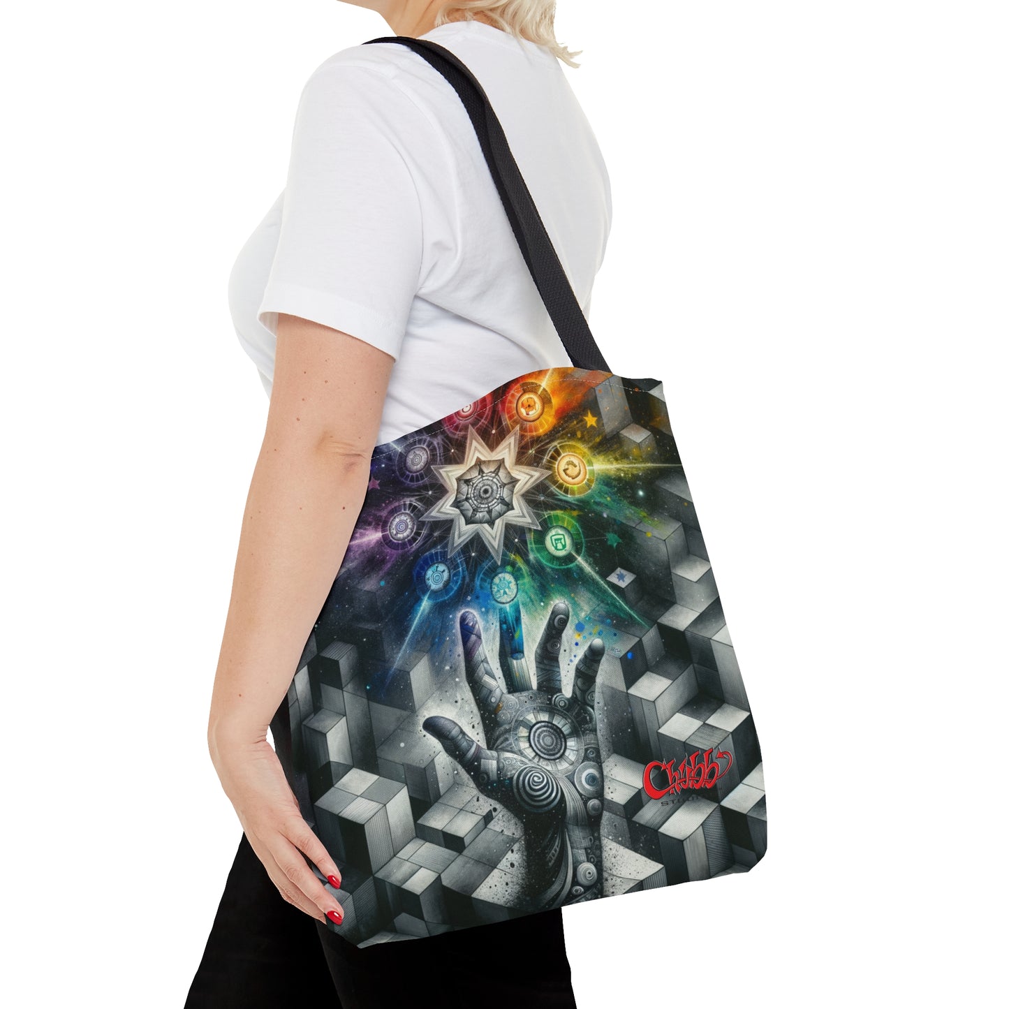 Cosmic Hand Tote Bag