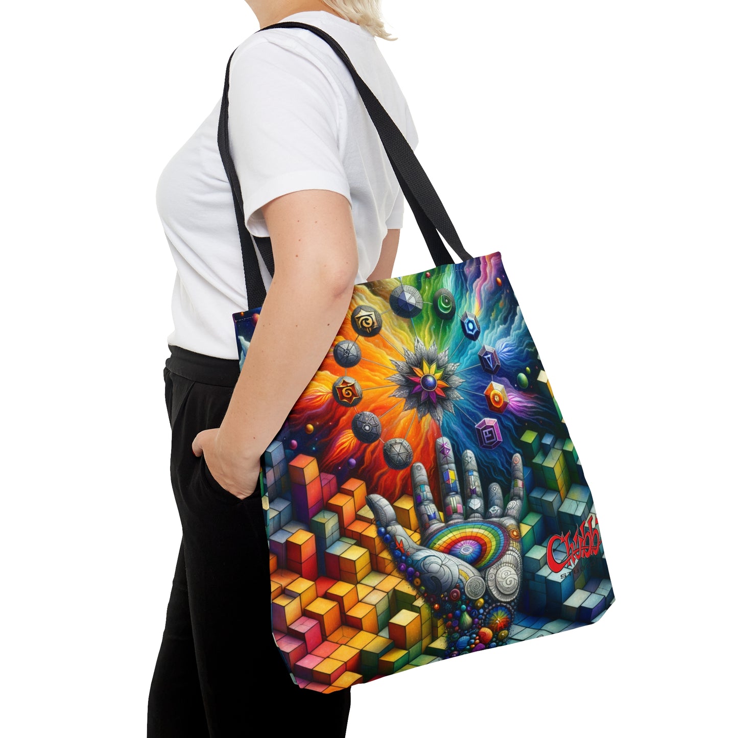 Cosmic Hand Tote Bag