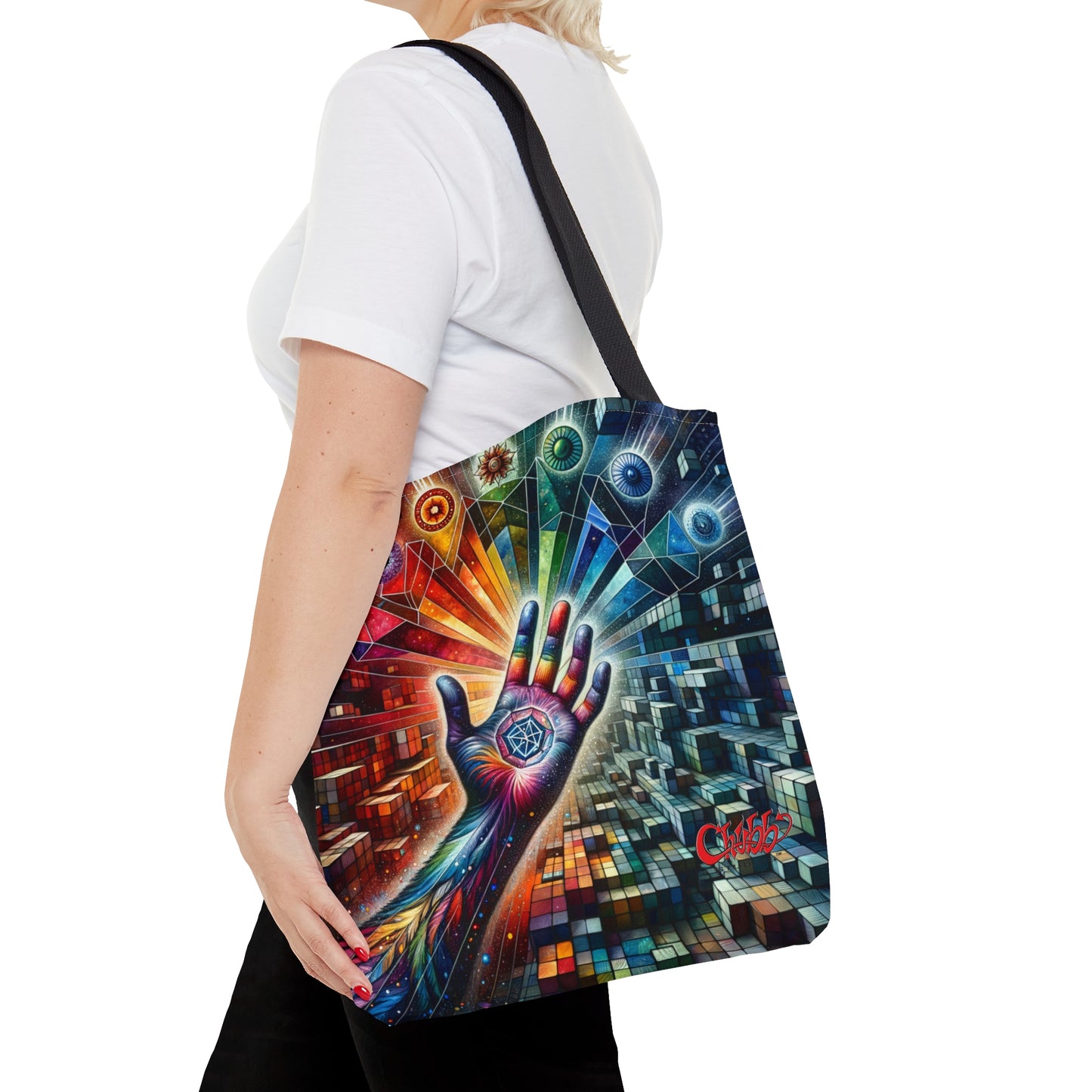 Cosmic Hand Tote Bag