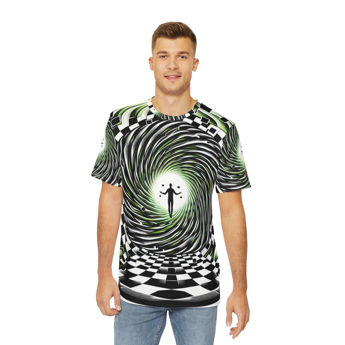 Hypnotic Vortex Graphic Tee