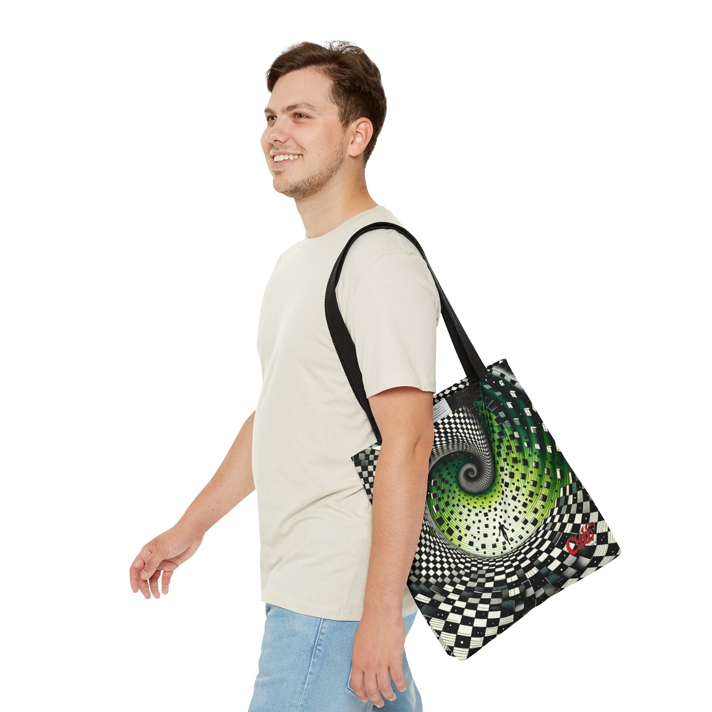 Hypnotic Vortex Tote Bag