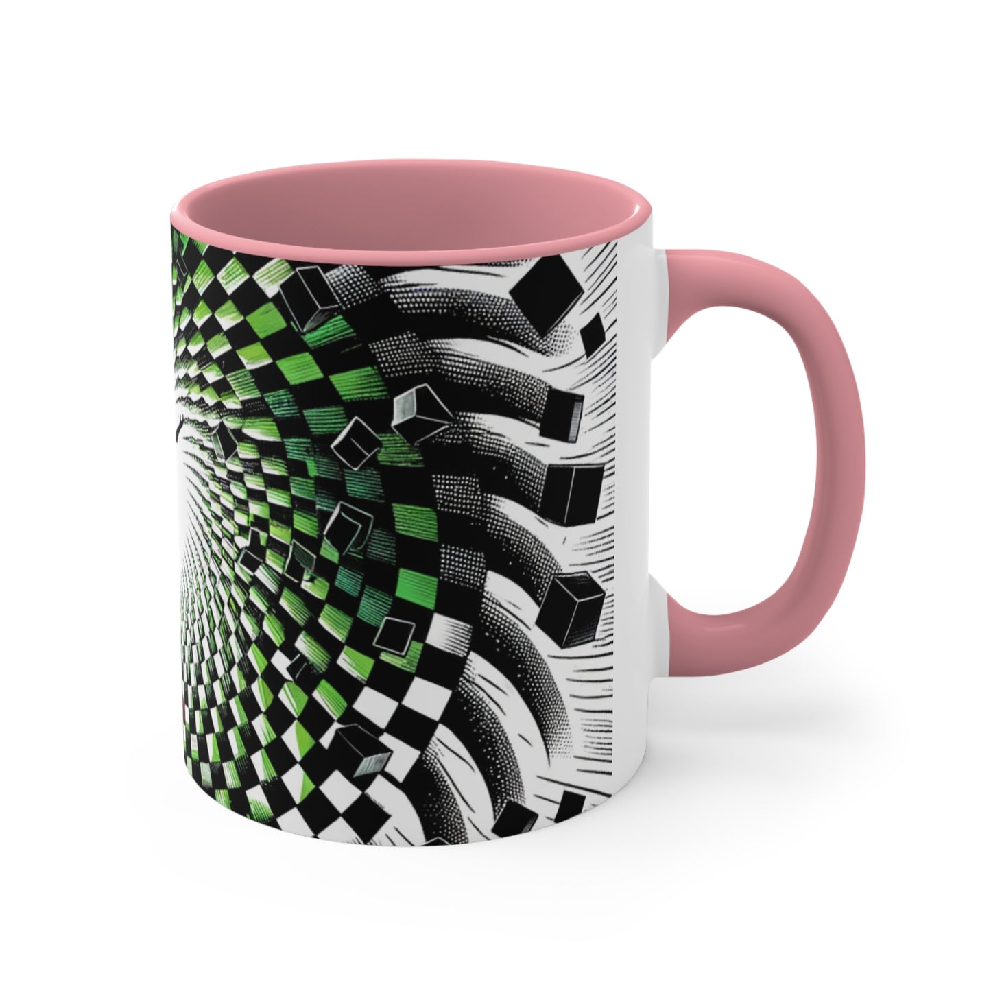 Surreal Vortex Illusion Accent Coffee Mug