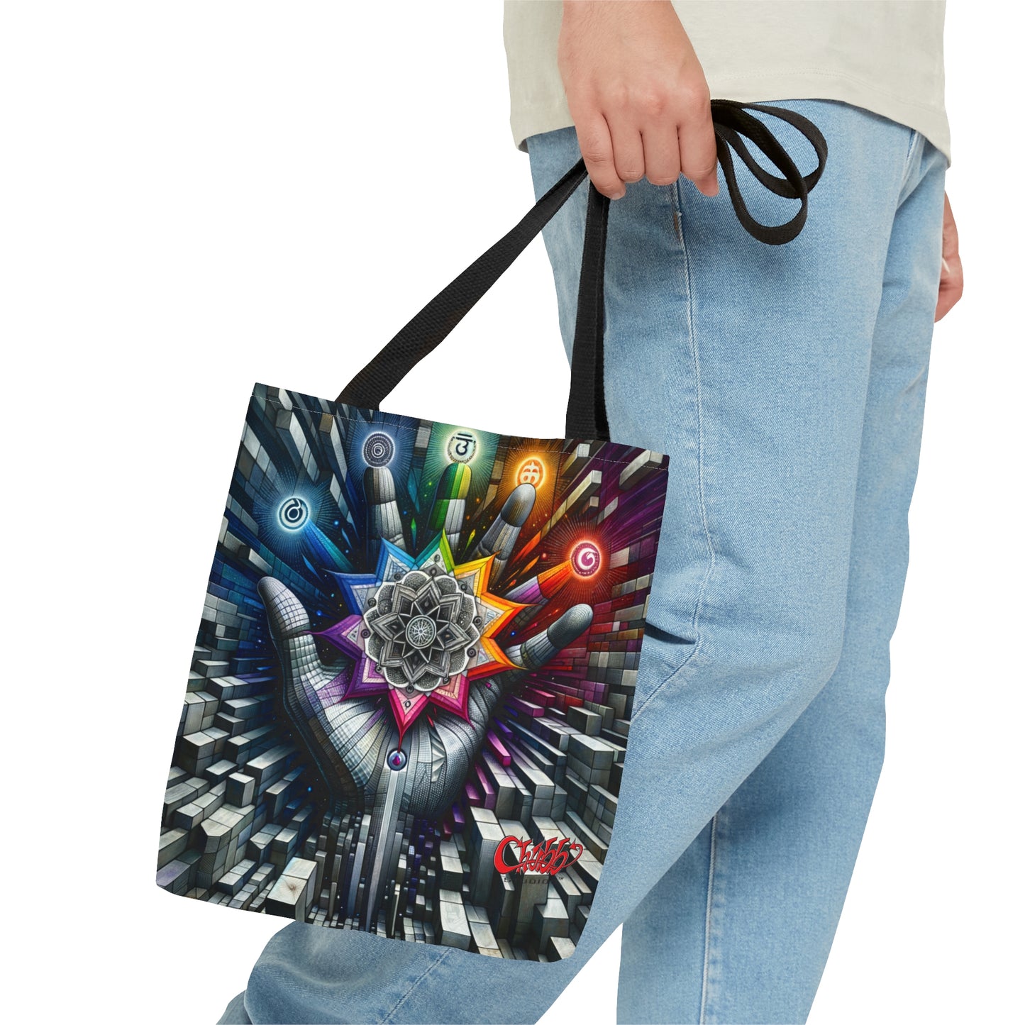 Cosmic Mandala Tote Bag