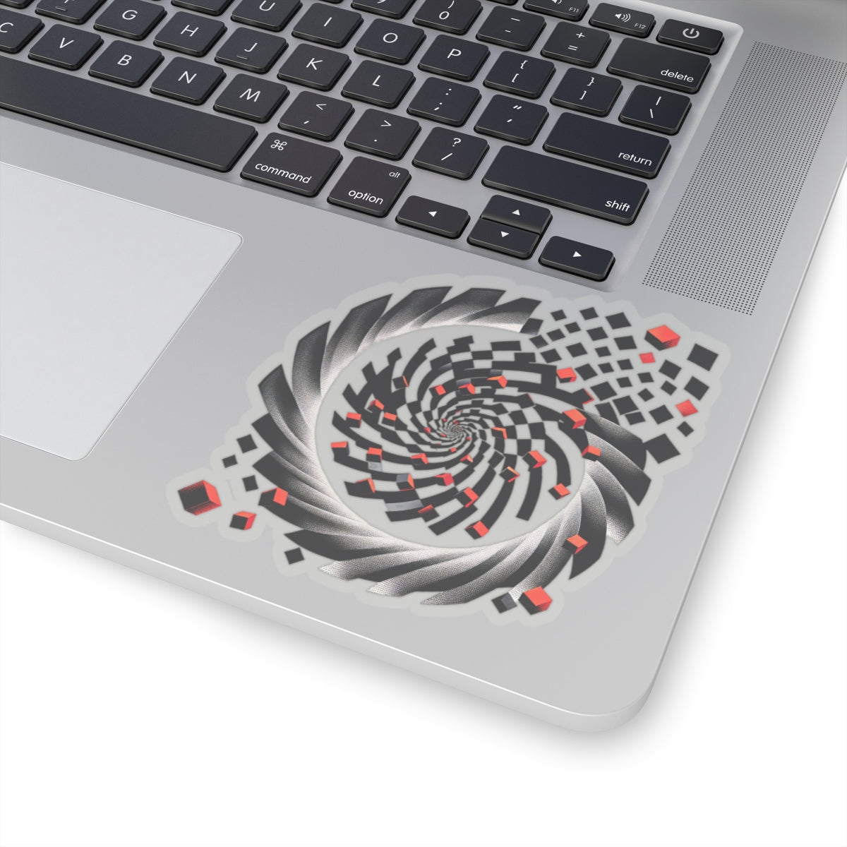 Hypnotic Spiral Illusion Sticker