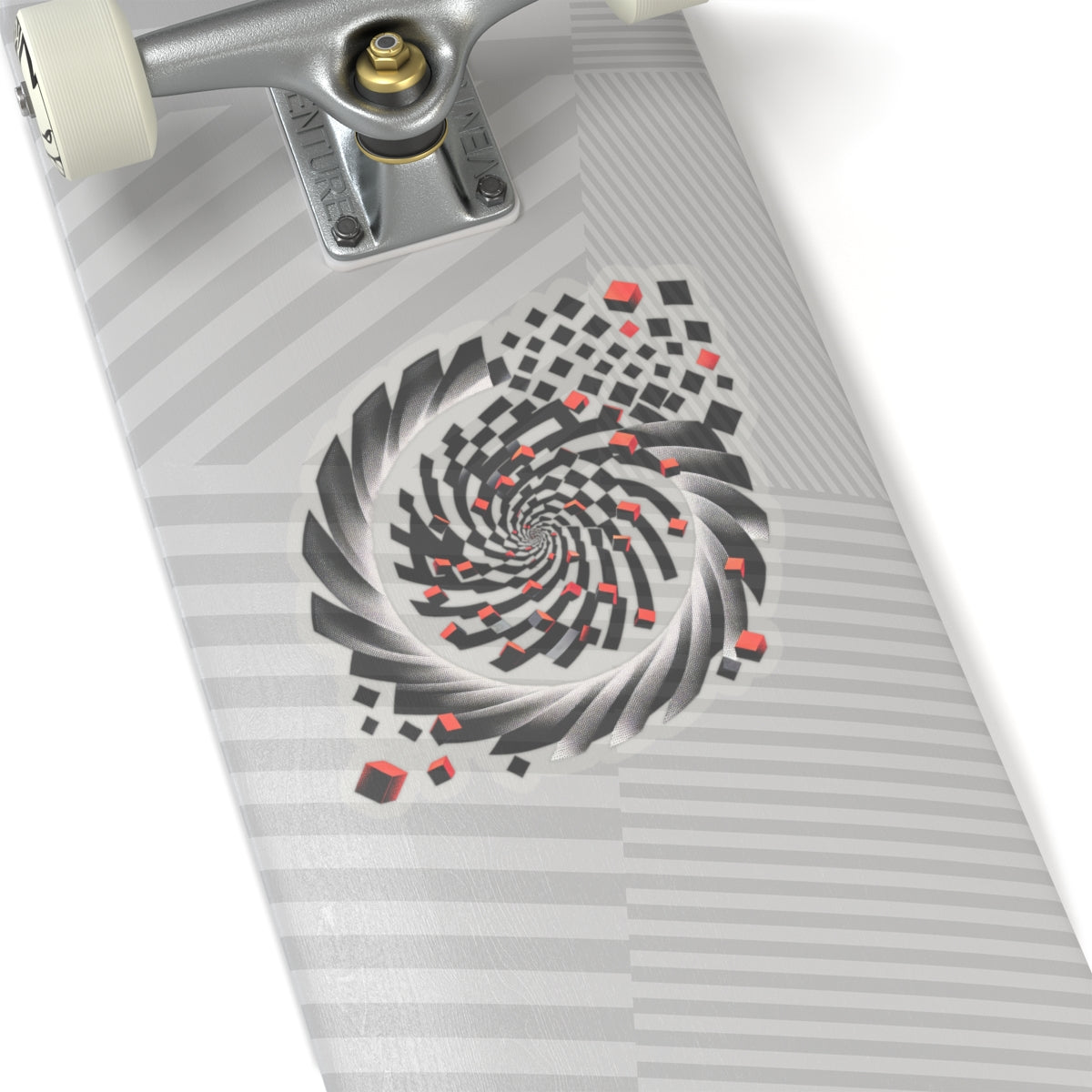 Hypnotic Spiral Illusion Sticker