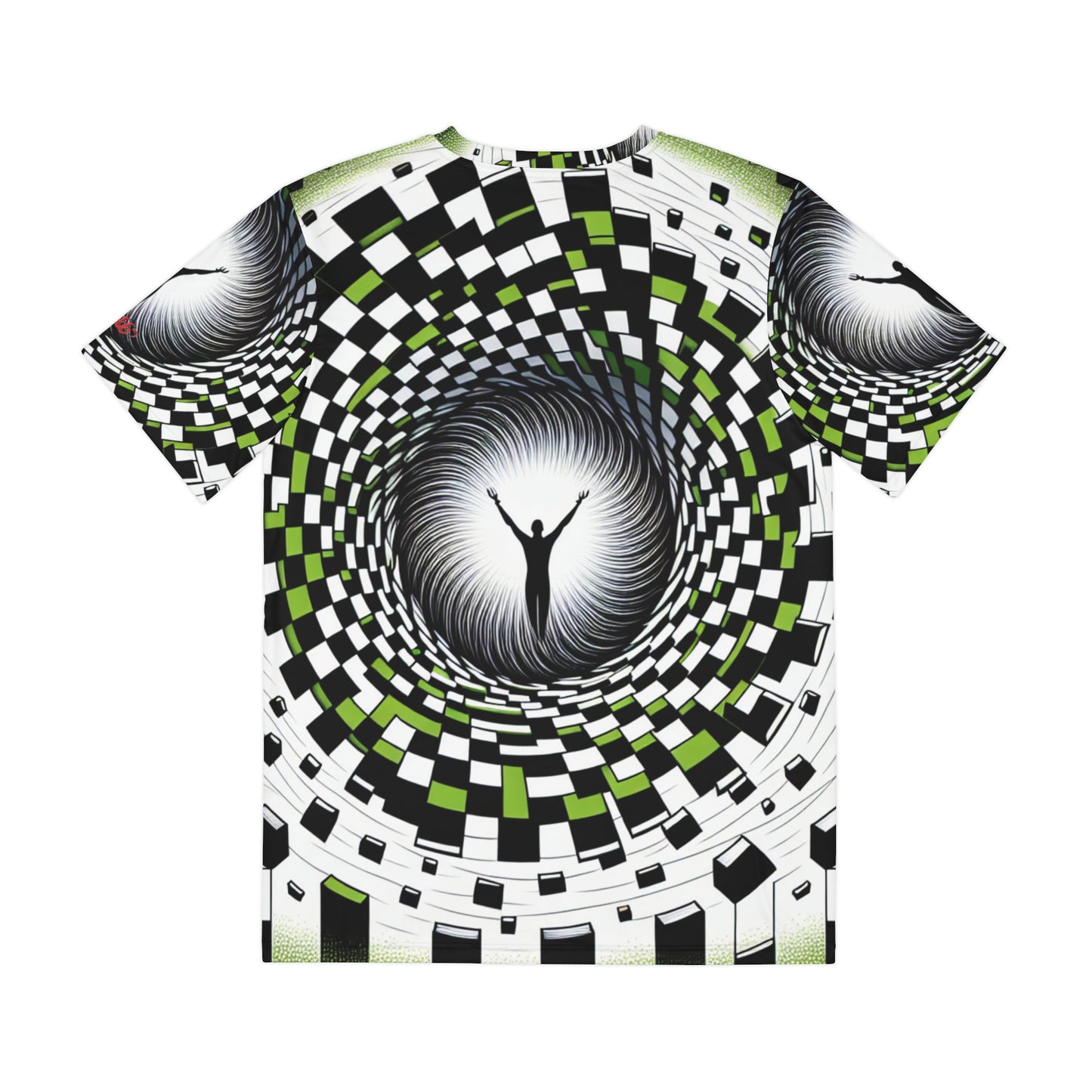 Vortex Illusion Graphic Tee