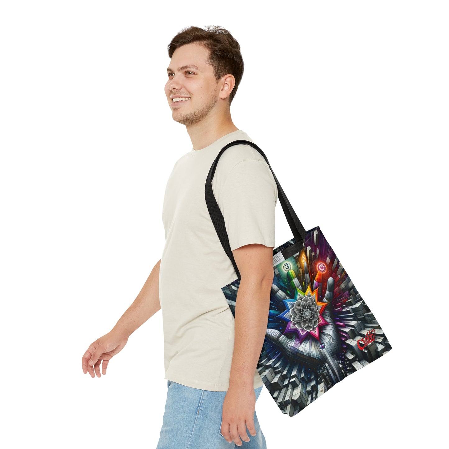 Cosmic Mandala Tote Bag