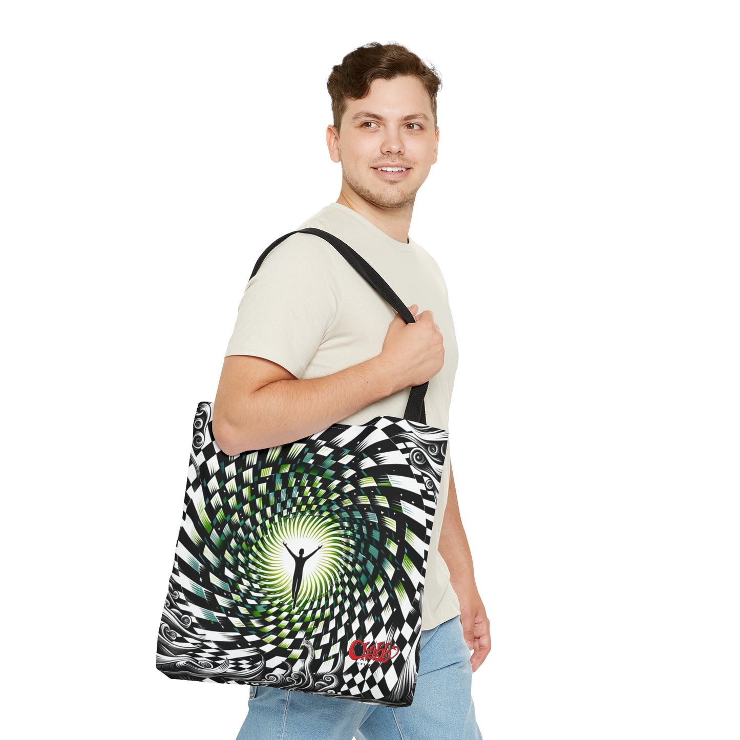 Hypnotic Vortex Tote Bag