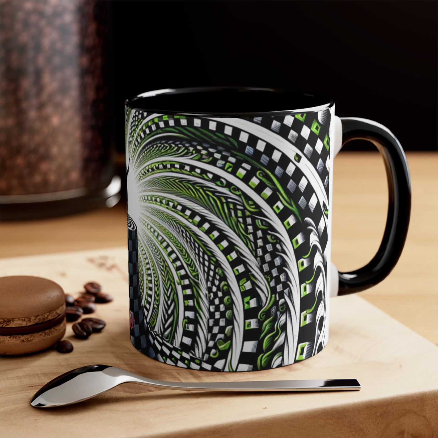 Surreal Vortex Illusion Accent Coffee Mug