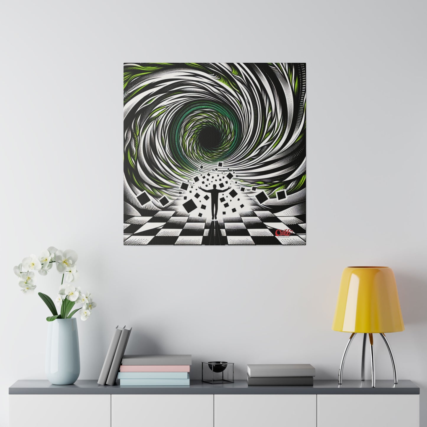 Hypnotic Vortex Canvas