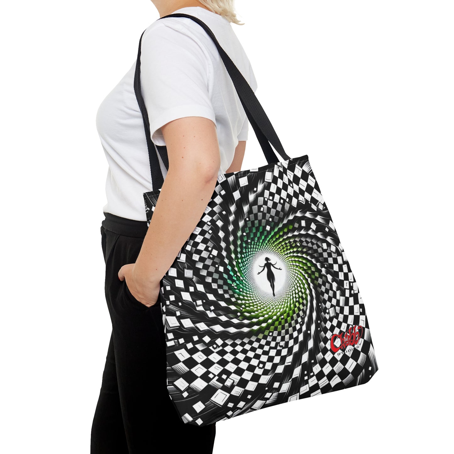 Hypnotic Vortex Tote Bag