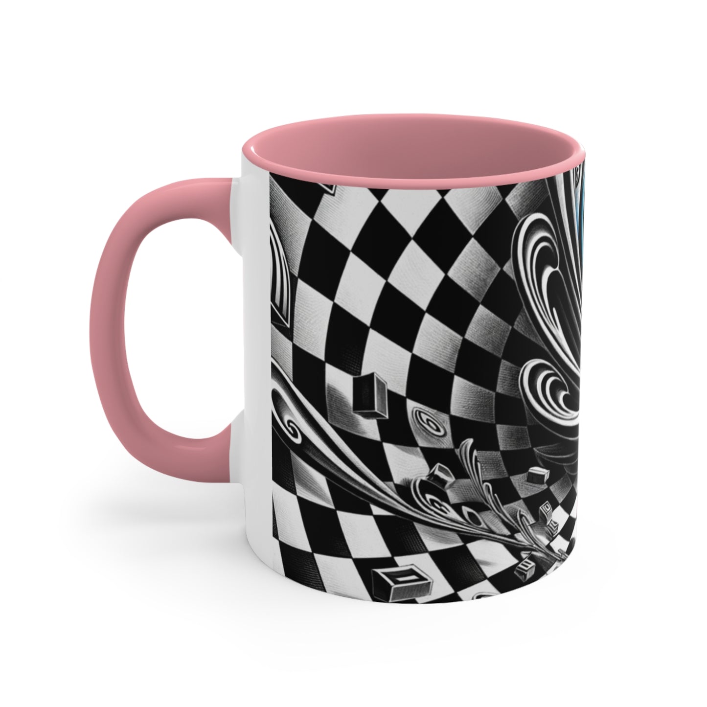 Surreal Vortex Illusion Accent Coffee Mug