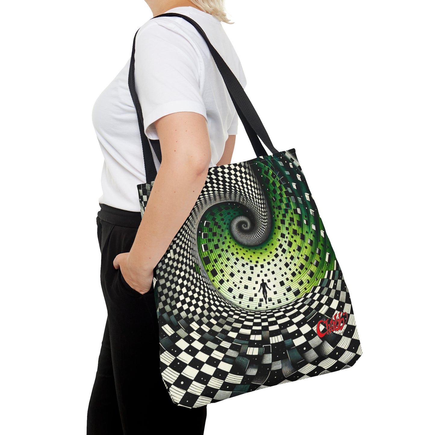 Hypnotic Vortex Tote Bag