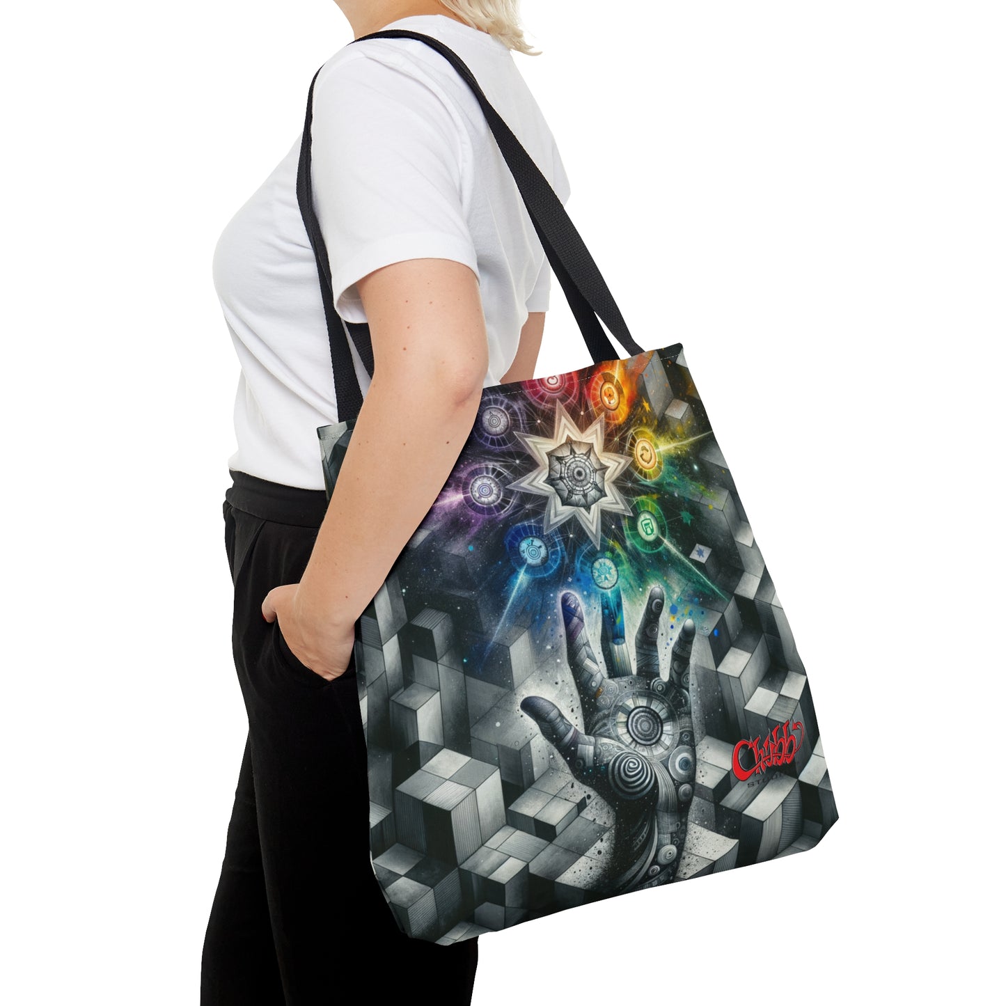 Cosmic Hand Tote Bag