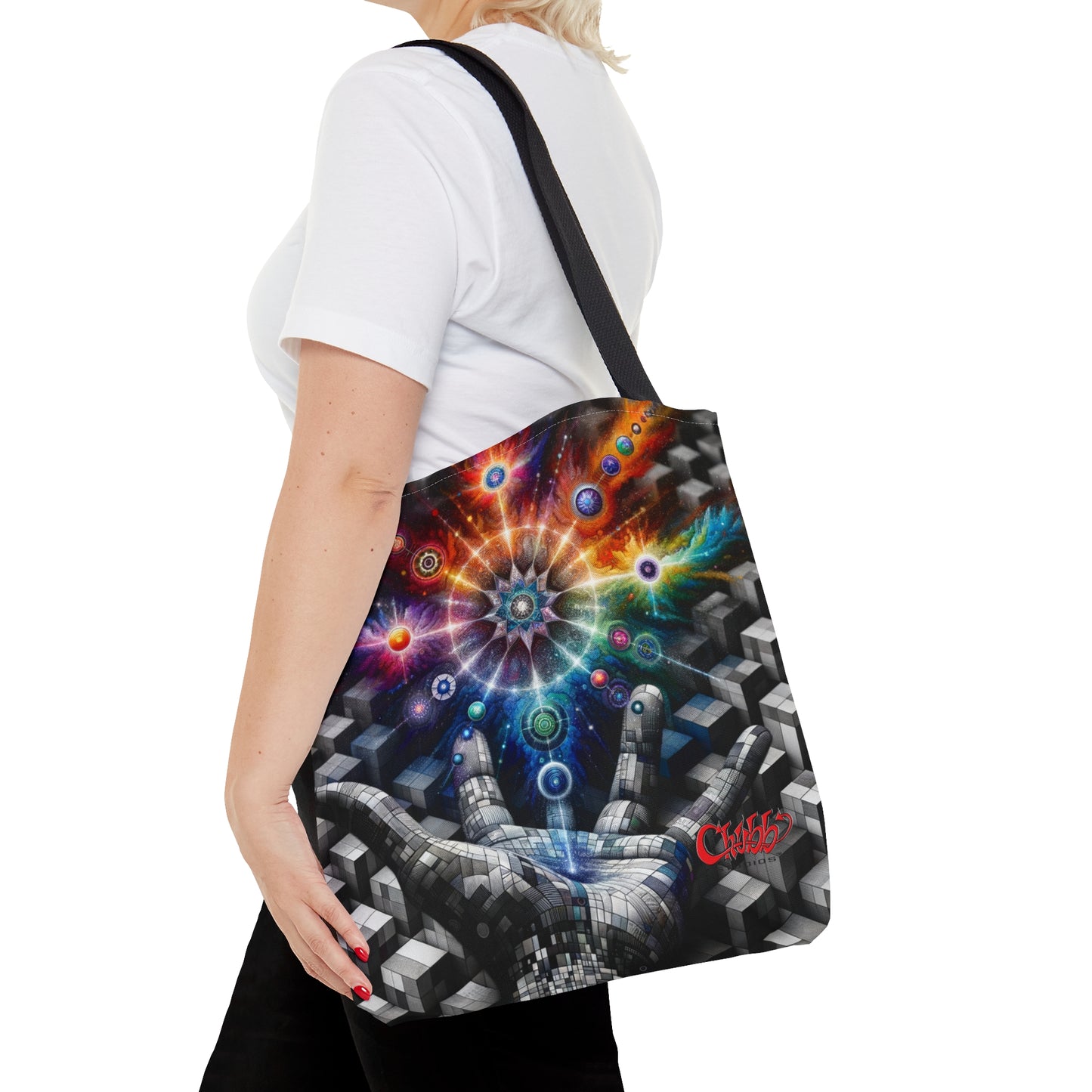 Cosmic Hand Tote Bag