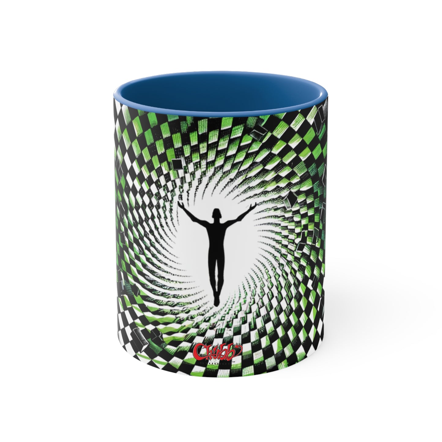 Surreal Vortex Illusion Accent Coffee Mug