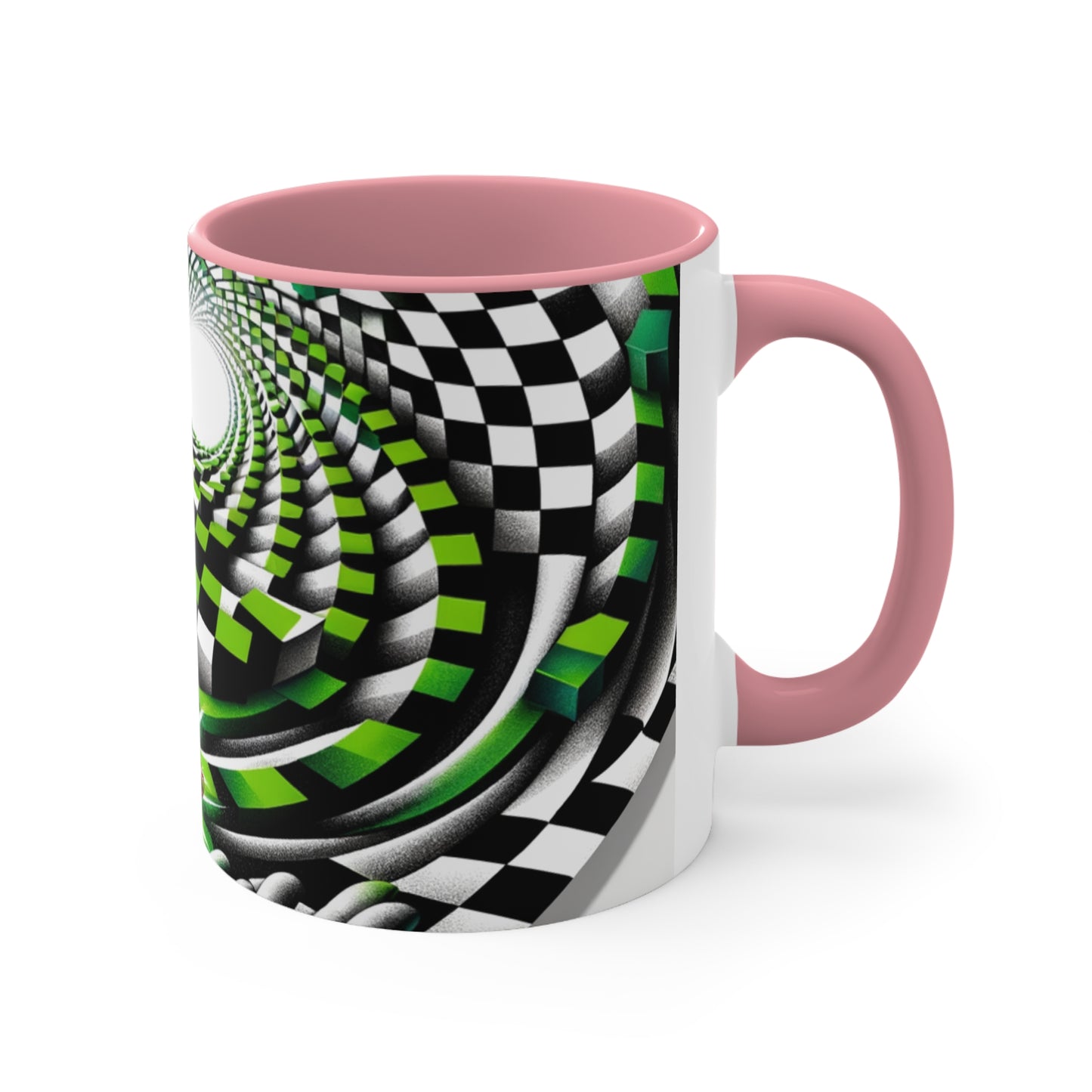 Surreal Vortex Illusion Accent Coffee Mug