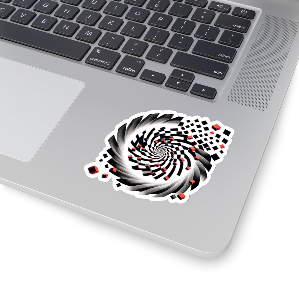 Hypnotic Spiral Illusion Sticker