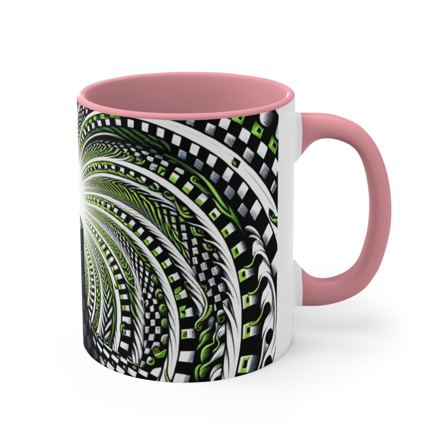 Surreal Vortex Illusion Accent Coffee Mug