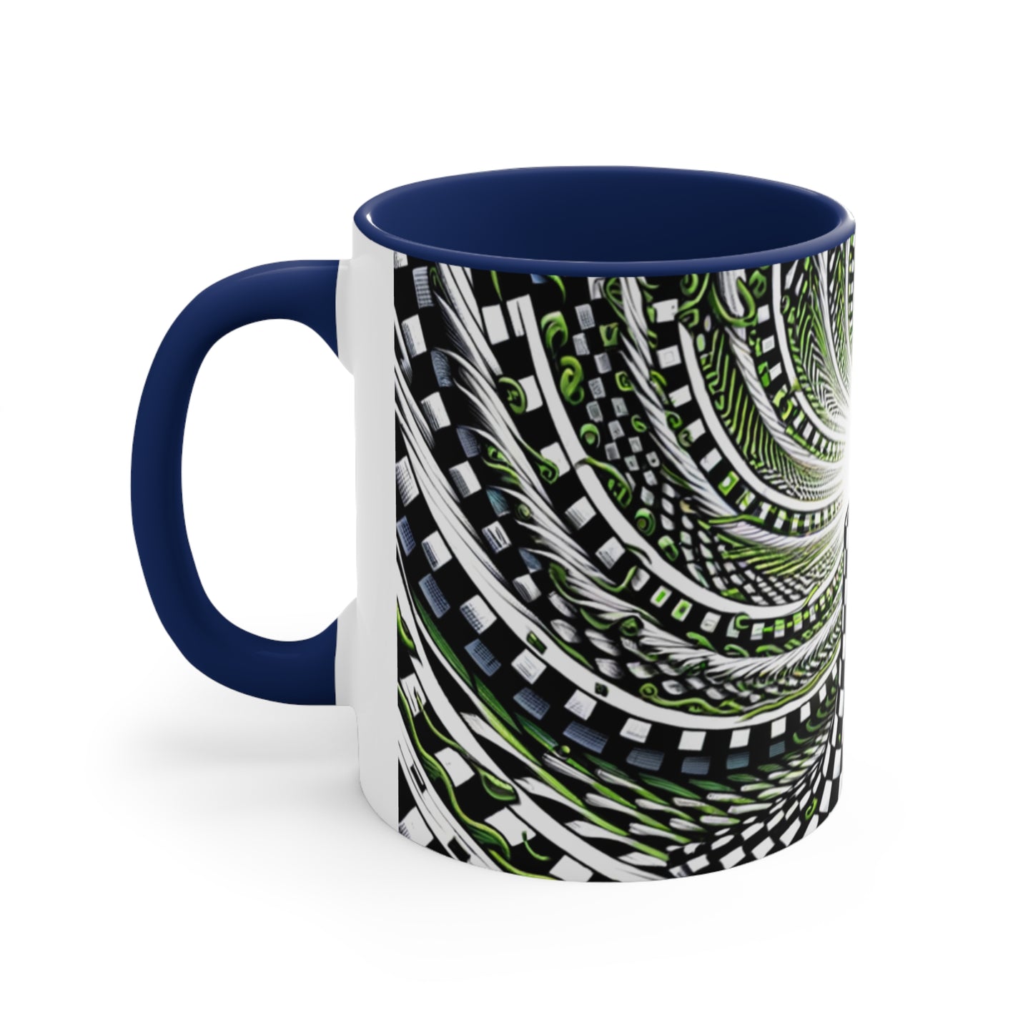 Surreal Vortex Illusion Accent Coffee Mug