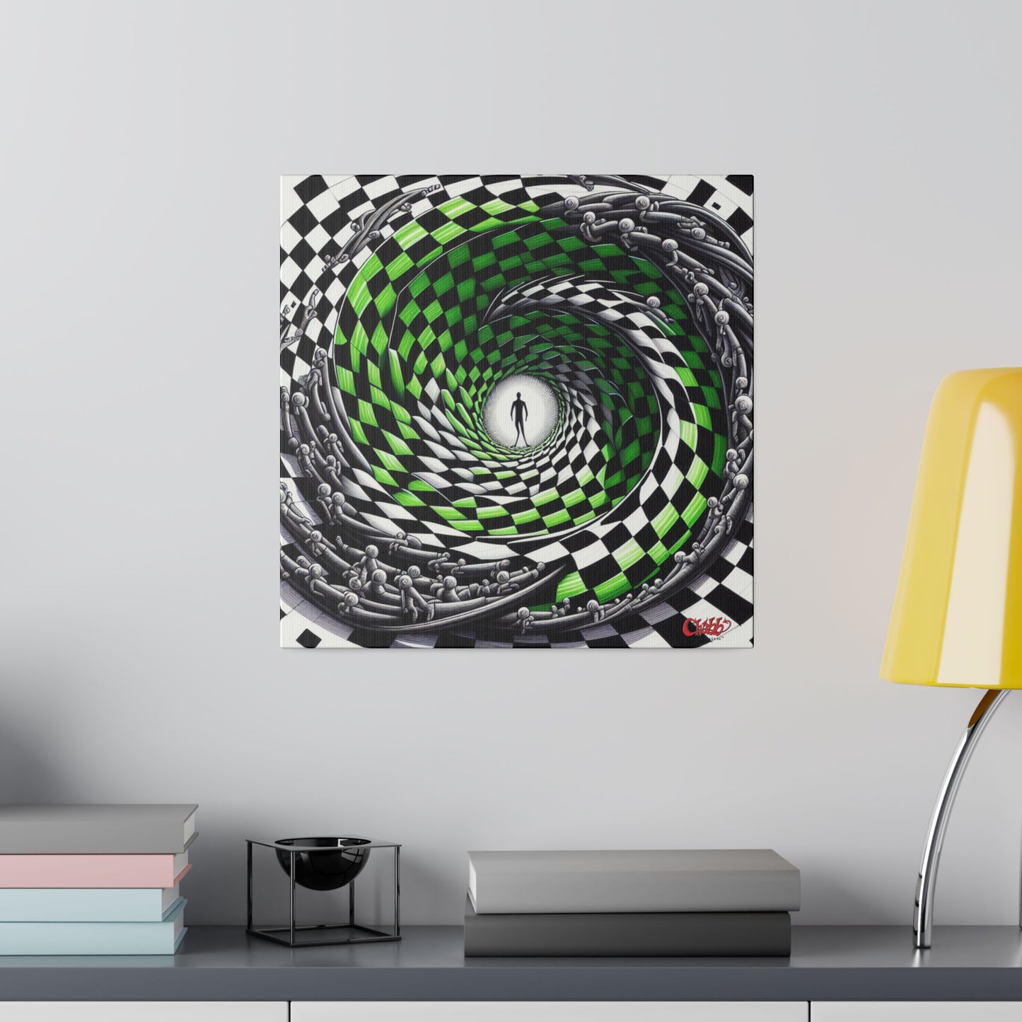 Surreal Vortex Illusion Canvas