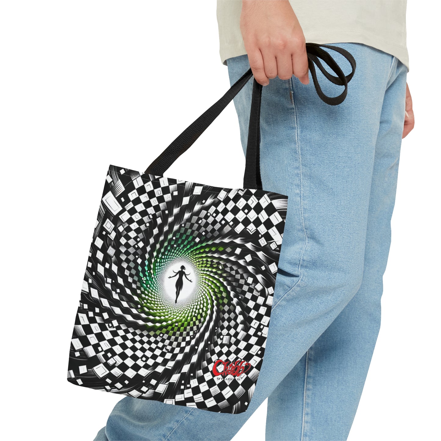 Hypnotic Vortex Tote Bag