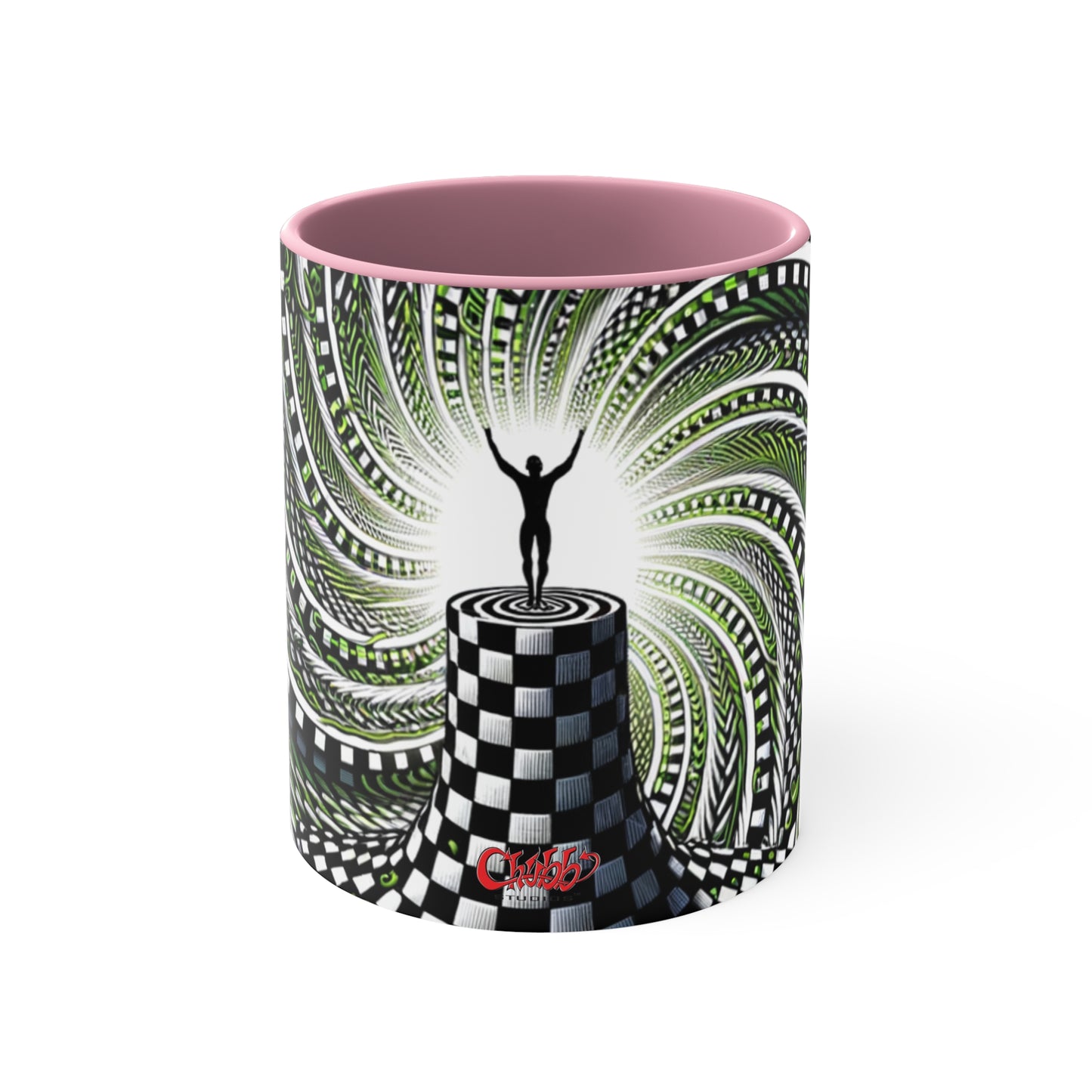 Surreal Vortex Illusion Accent Coffee Mug