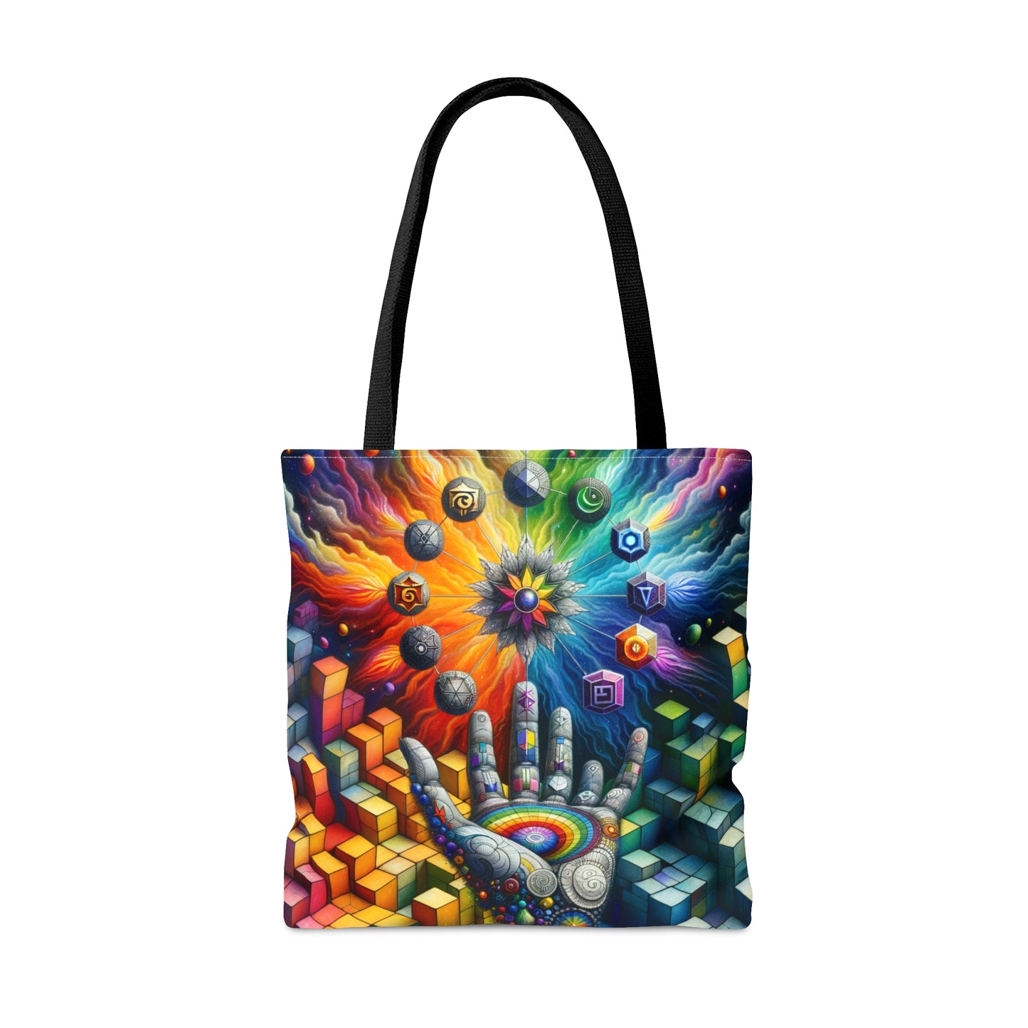 Cosmic Hand Tote Bag