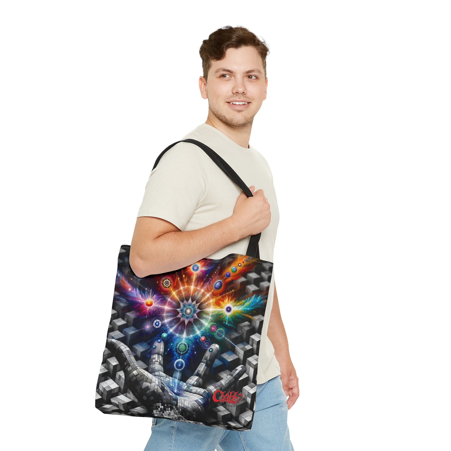 Cosmic Hand Tote Bag