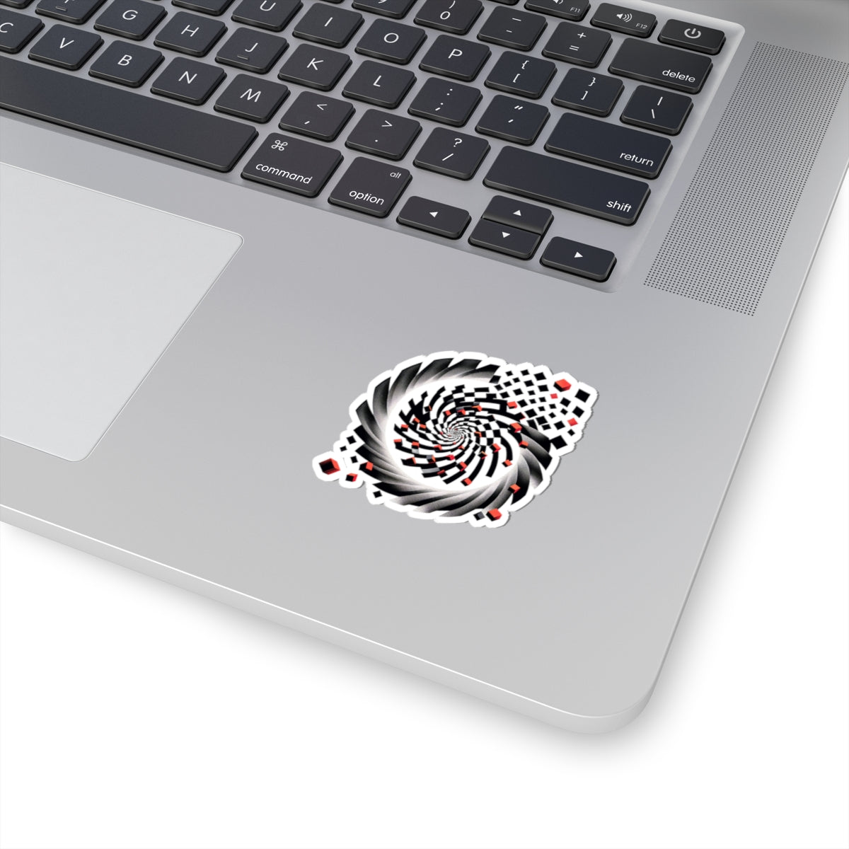 Hypnotic Spiral Illusion Sticker