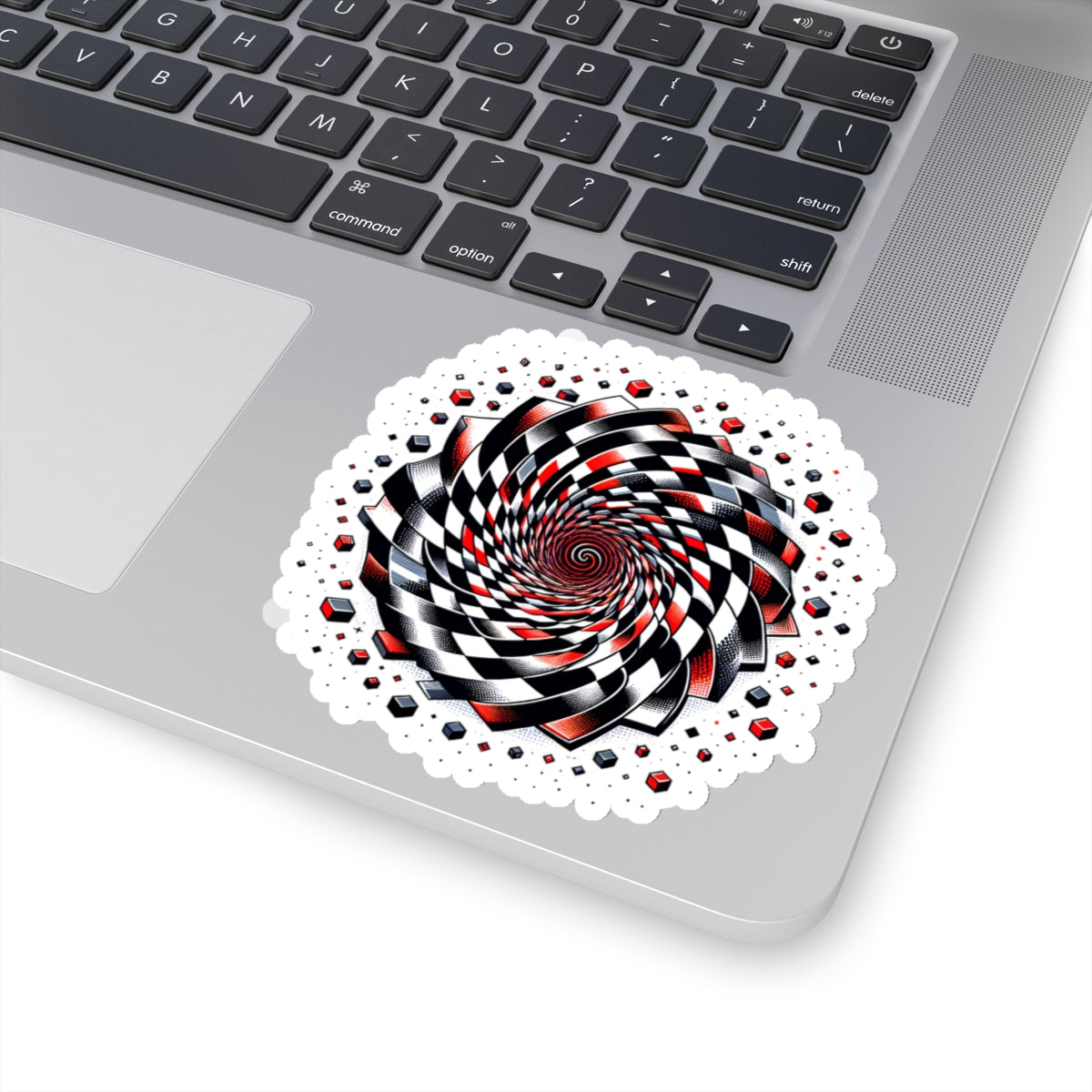 Hypnotic Vortex Geometric Sticker